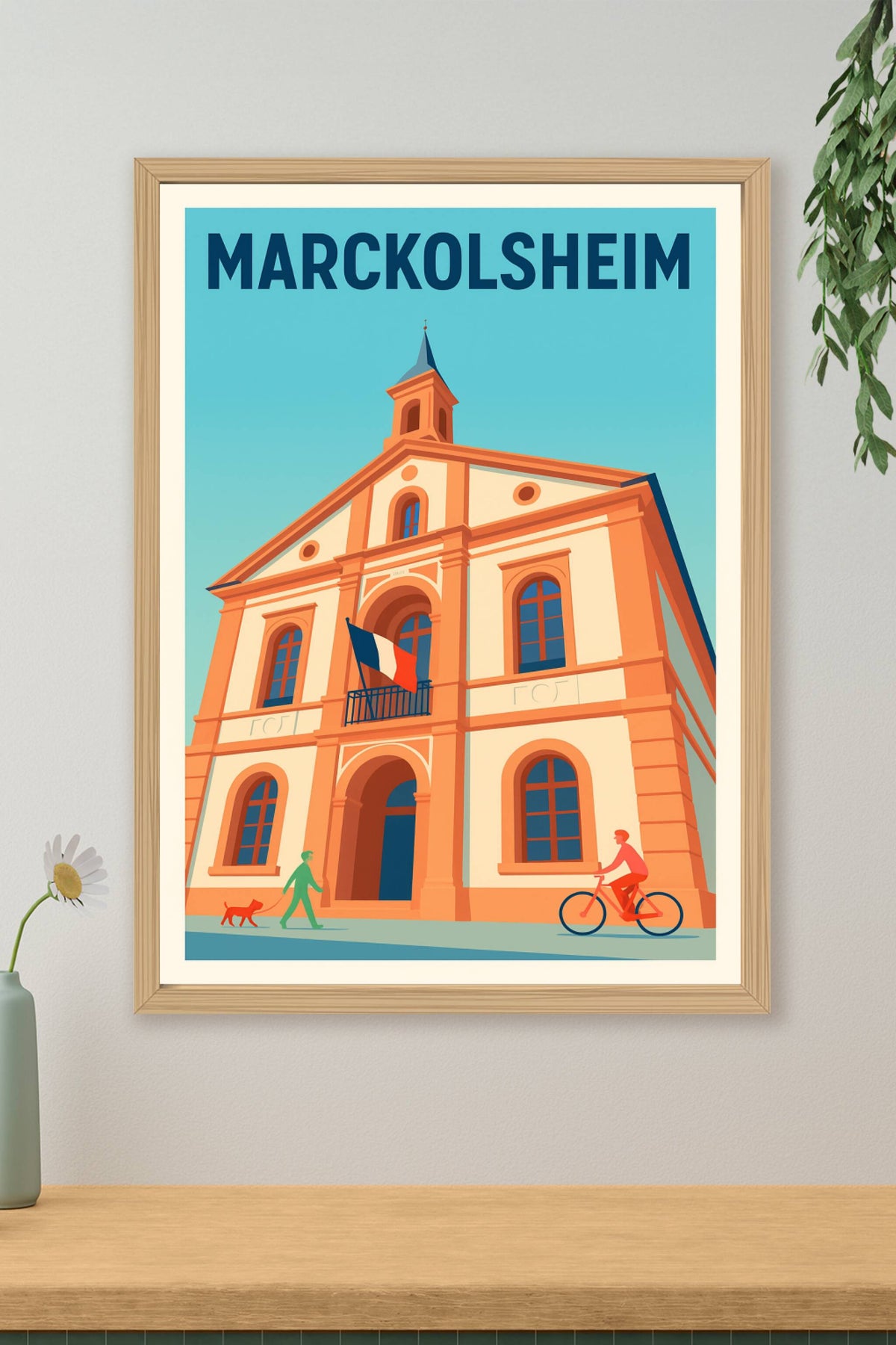 Affiche de Marckolsheim - L'élégance architecturale au cœur de la ville