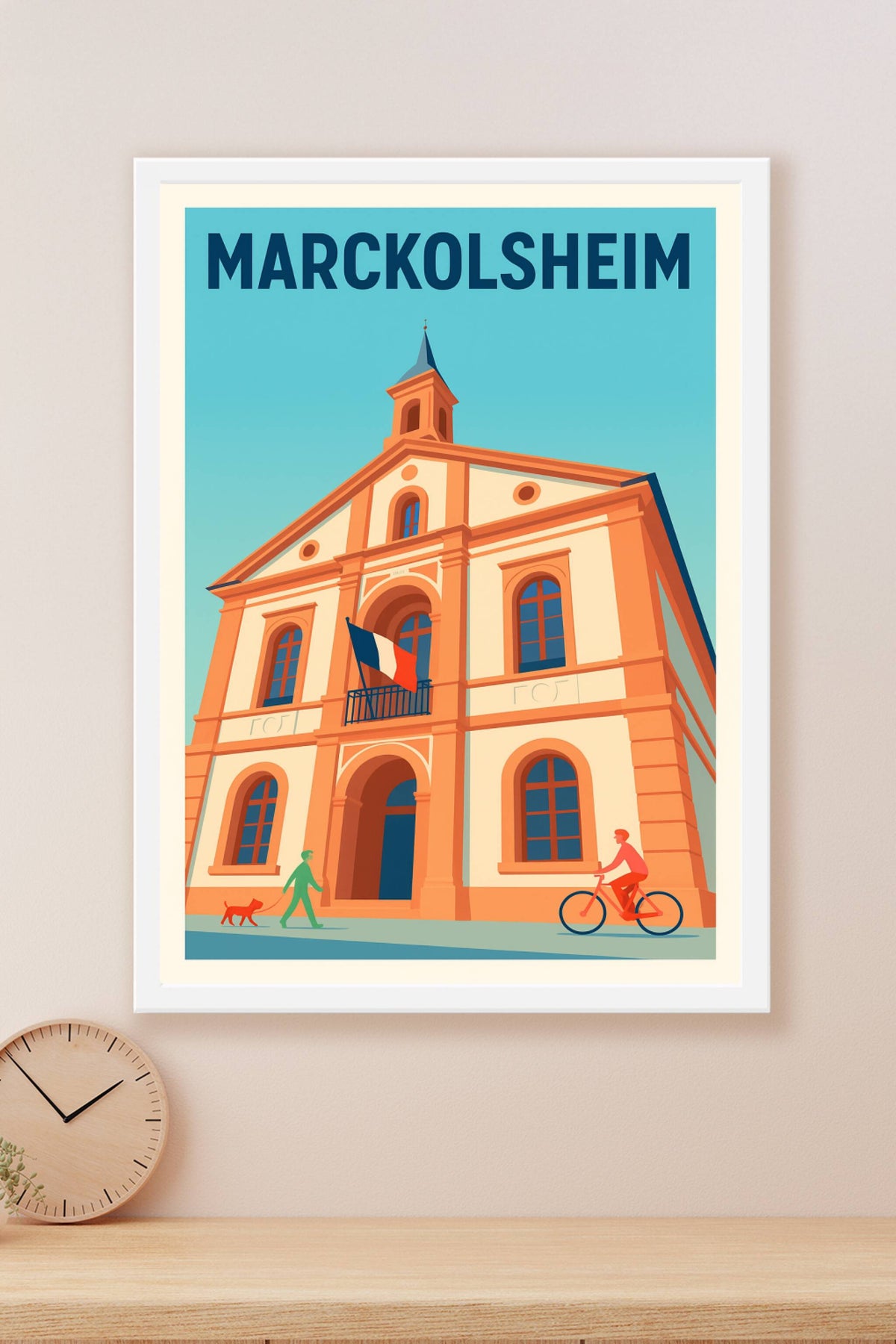 Affiche de Marckolsheim - L'élégance architecturale au cœur de la ville
