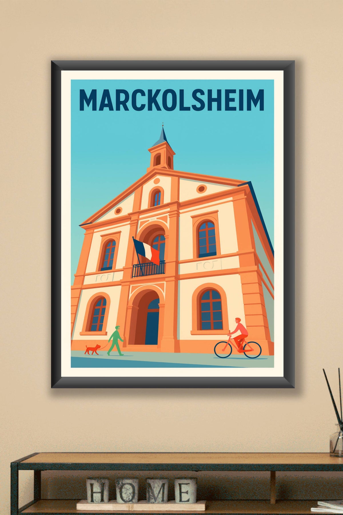 Affiche de Marckolsheim - L'élégance architecturale au cœur de la ville