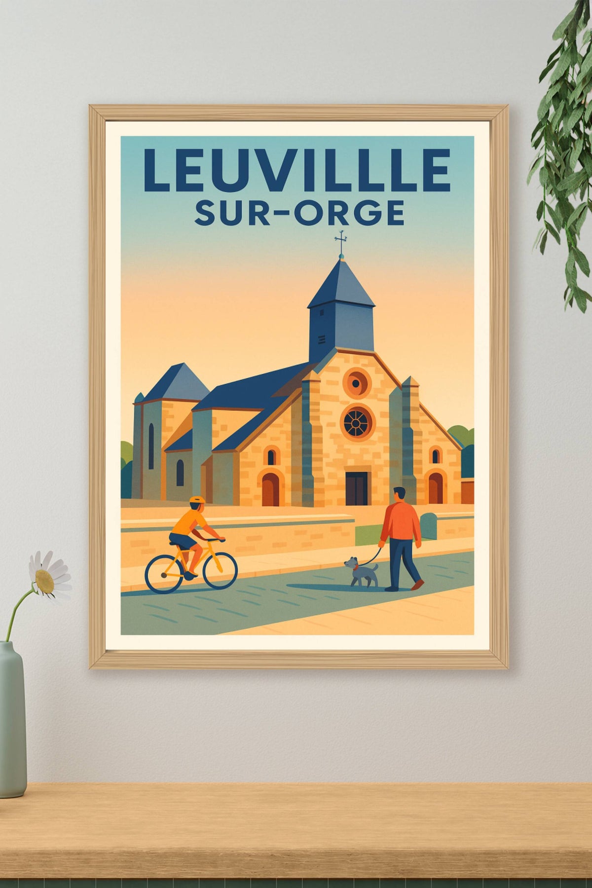 Affiche de Leuville-sur-Orge - Charme et douceur de vie en Essonne