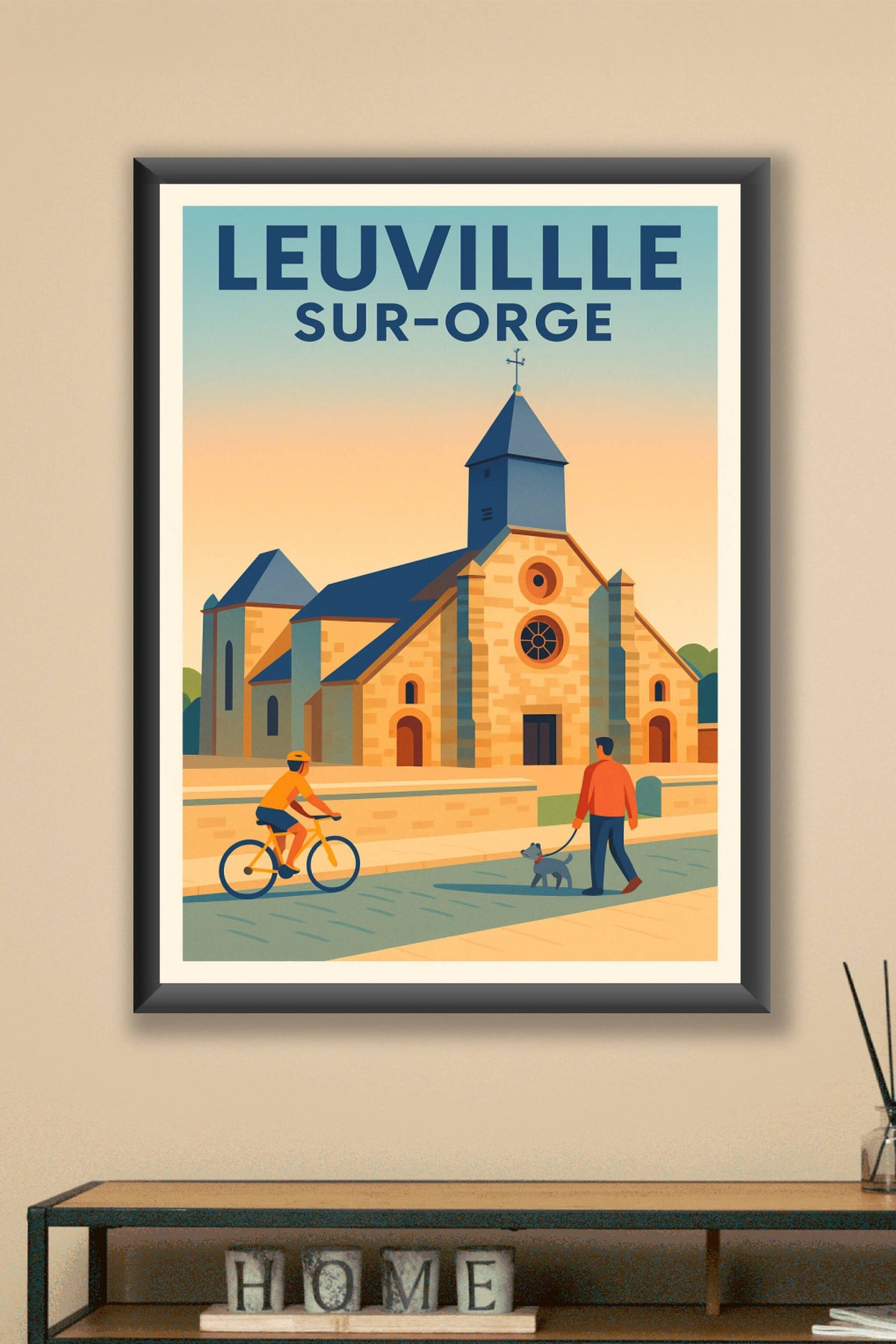Affiche de Leuville-sur-Orge - Charme et douceur de vie en Essonne