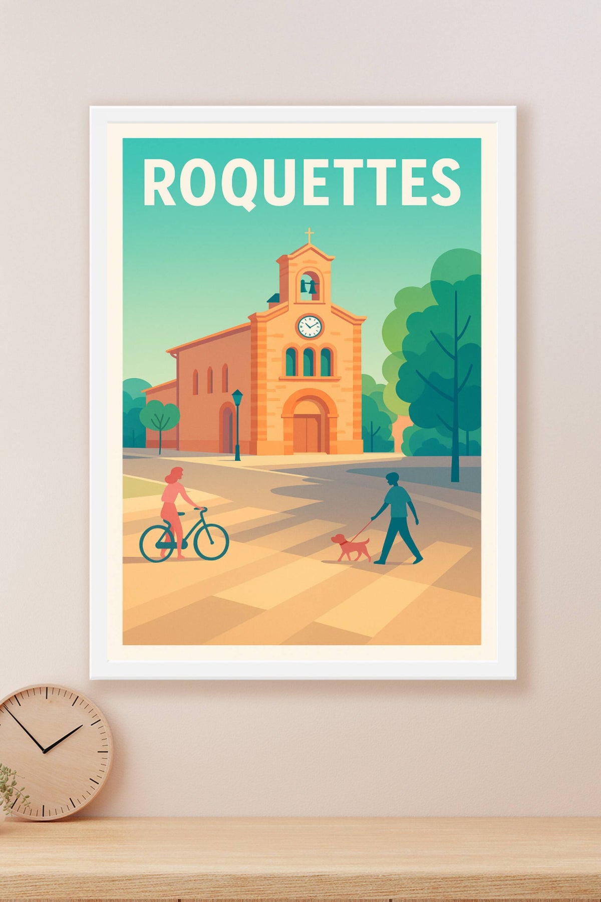 Affiche de Roquettes - Charme et sérénité au cœur du village