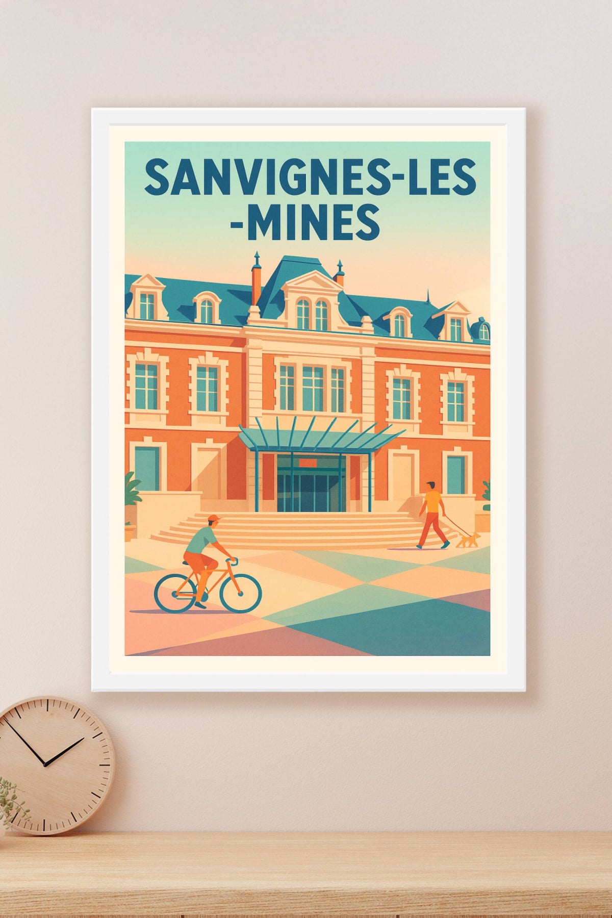 Affiche de Sanvignes-les-Mines - Charme et lumière d'une ville historique