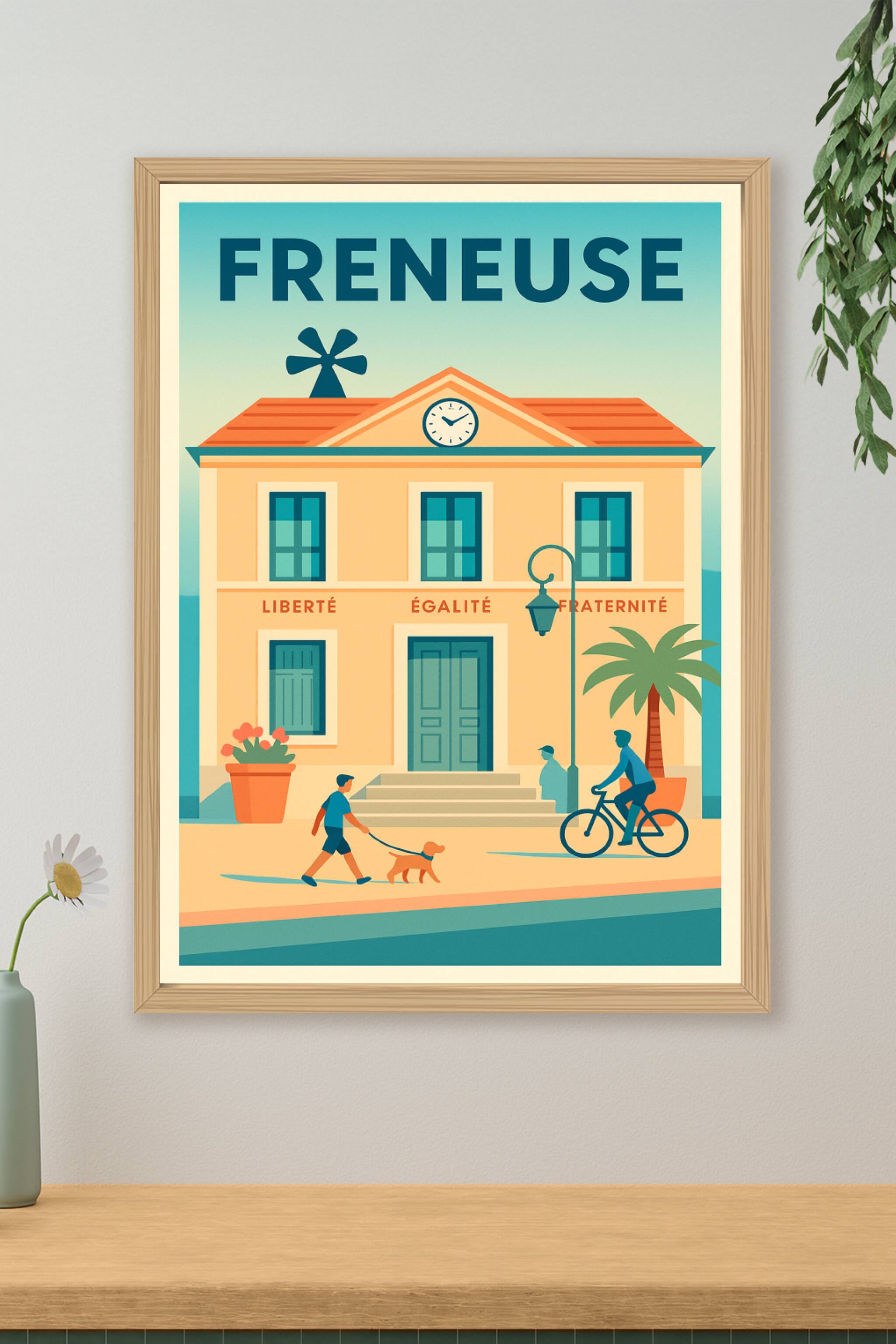 Affiche de Freneuse - Charme et sérénité au cœur de la ville