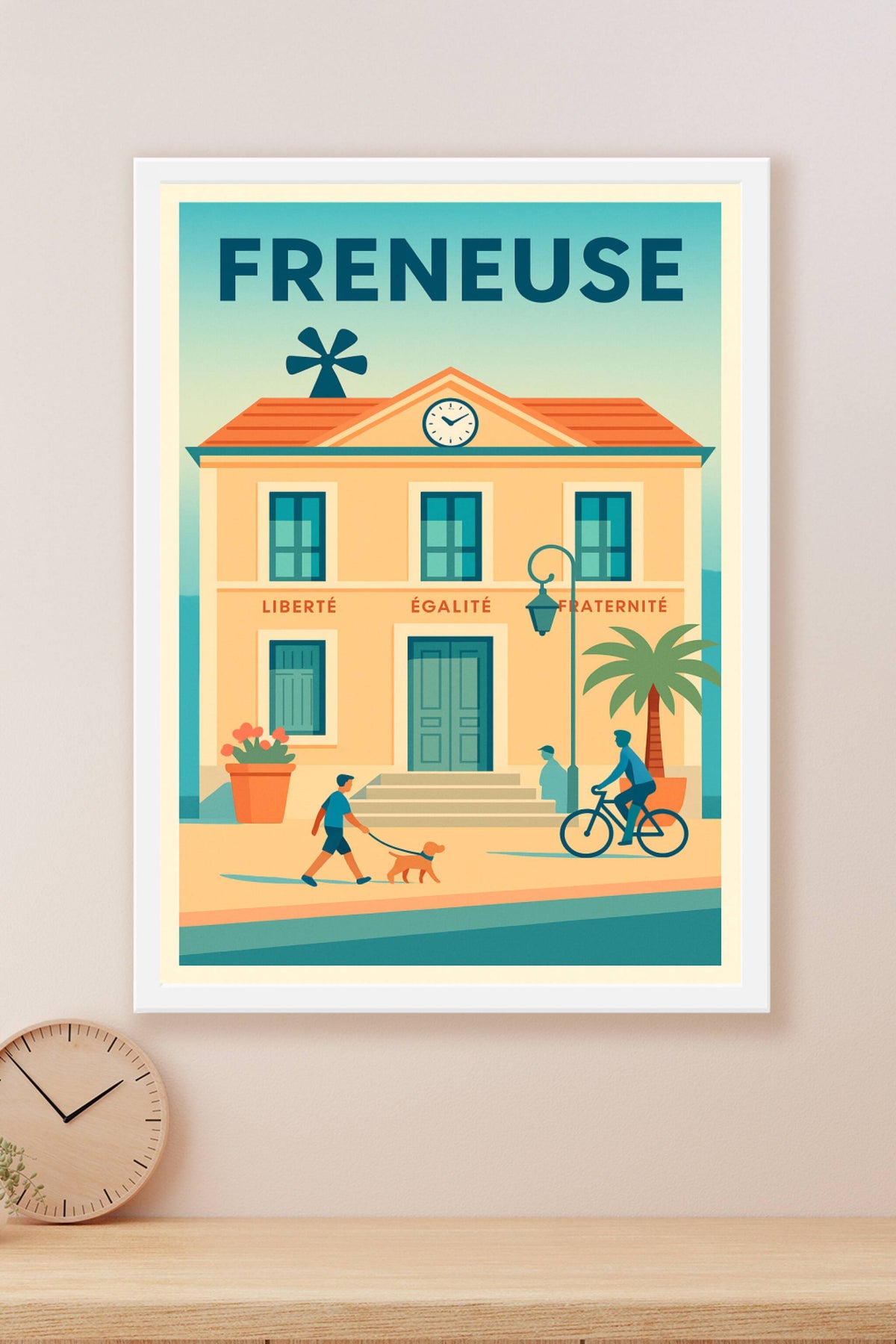 Affiche de Freneuse - Charme et sérénité au cœur de la ville