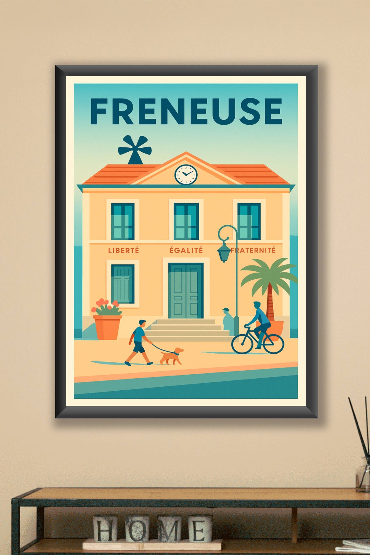 Affiche de Freneuse - Charme et sérénité au cœur de la ville