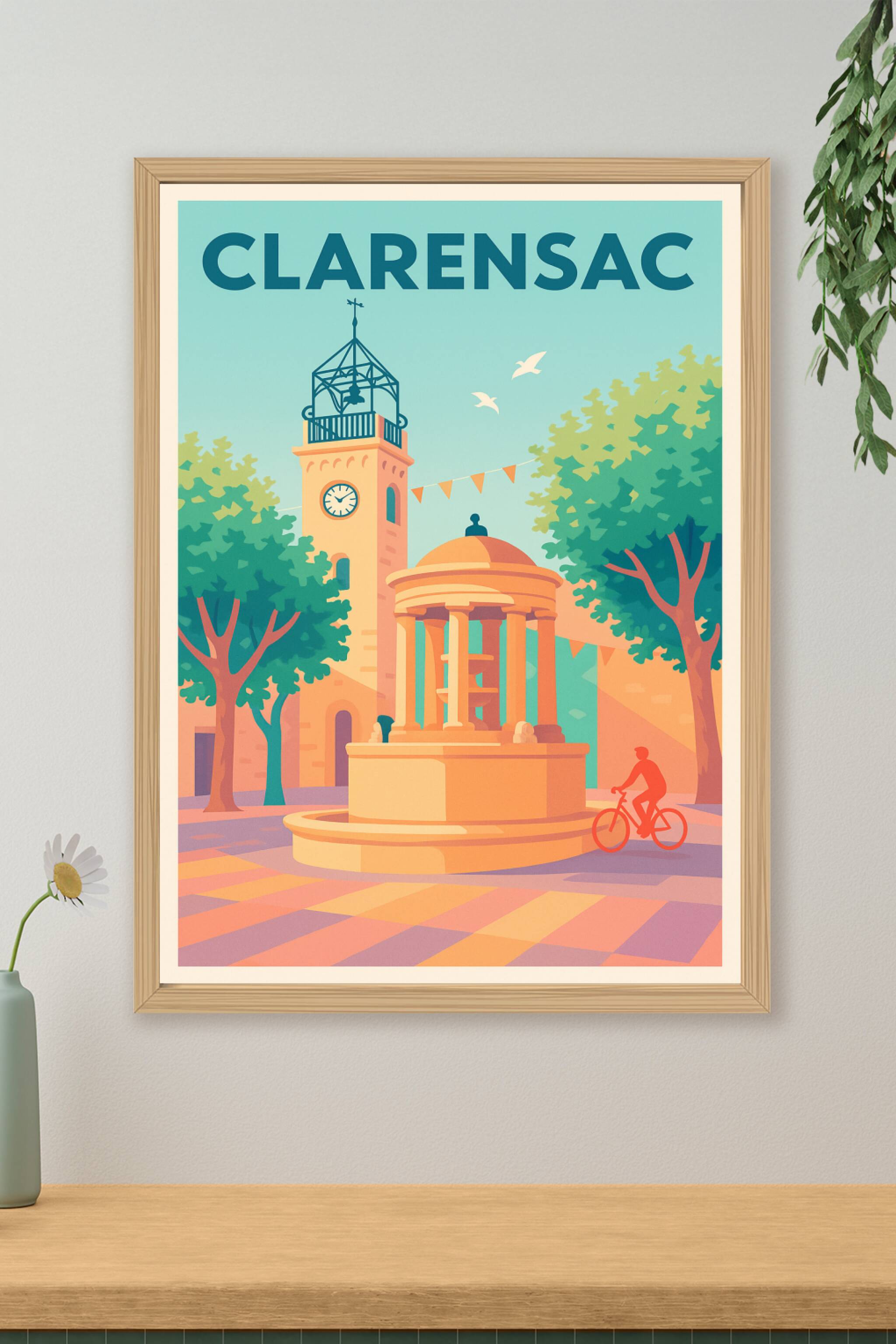 Affiche de Clarensac - Charme et Sérénité en Plein Cœur