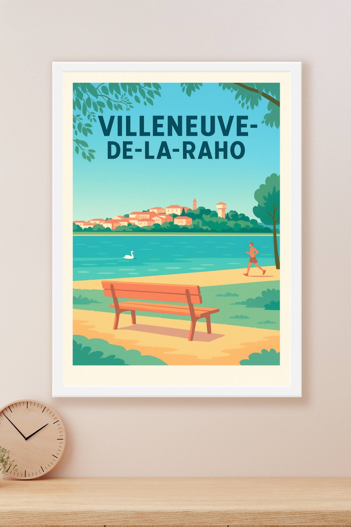 Affiche de Villeneuve-de-la-Raho - Tranquillité au bord de l'eau
