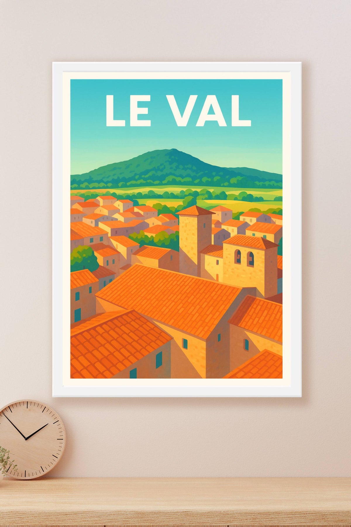 Affiche de Le Val - Charme et couleurs d'un village provençal