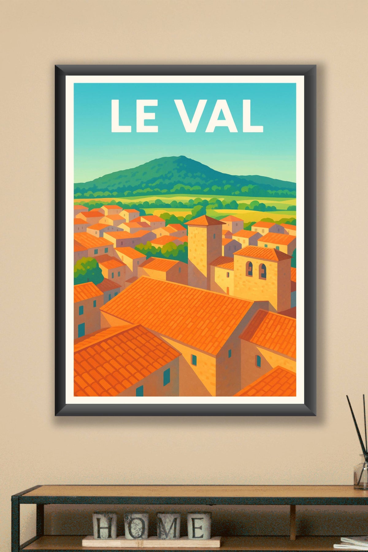 Affiche de Le Val - Charme et couleurs d'un village provençal