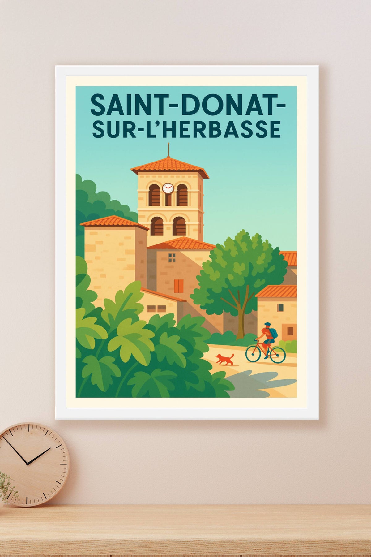 Affiche de Saint-Donat-sur-l'Herbasse - Charme provençal et douceur de vivre