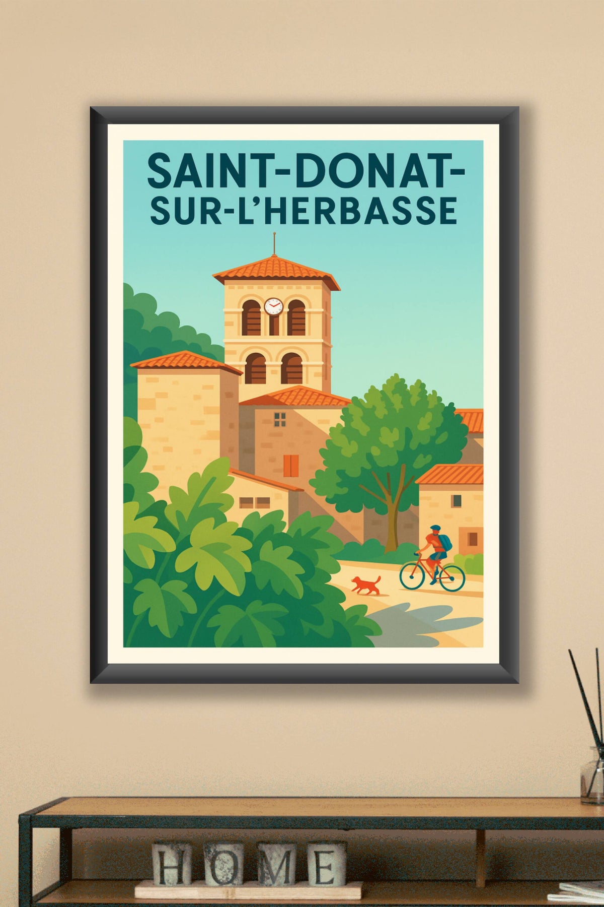 Affiche de Saint-Donat-sur-l'Herbasse - Charme provençal et douceur de vivre