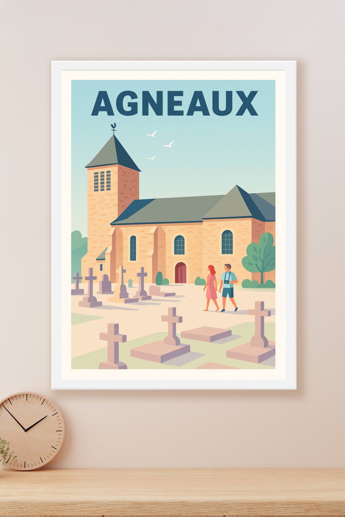 Affiche de Agneaux - Charme paisible et patrimoine historique