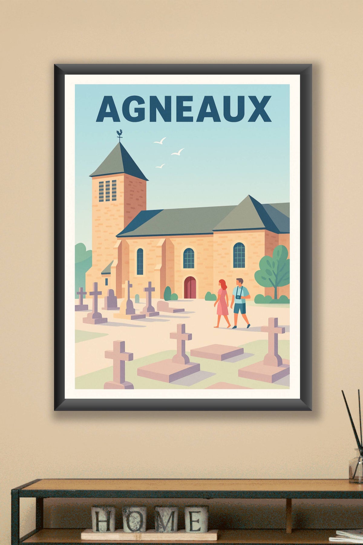 Affiche de Agneaux - Charme paisible et patrimoine historique