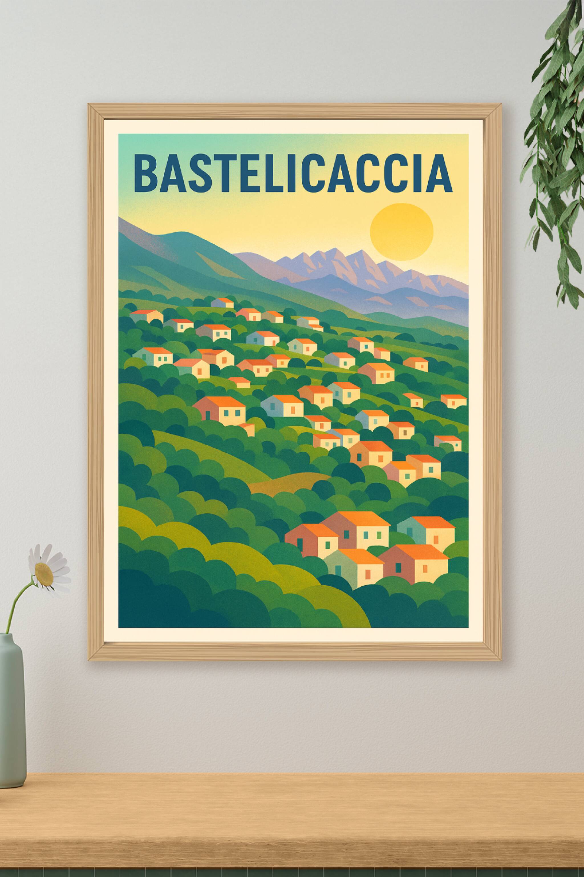 Affiche de Bastelicaccia - Charme et Sérénité en Corse