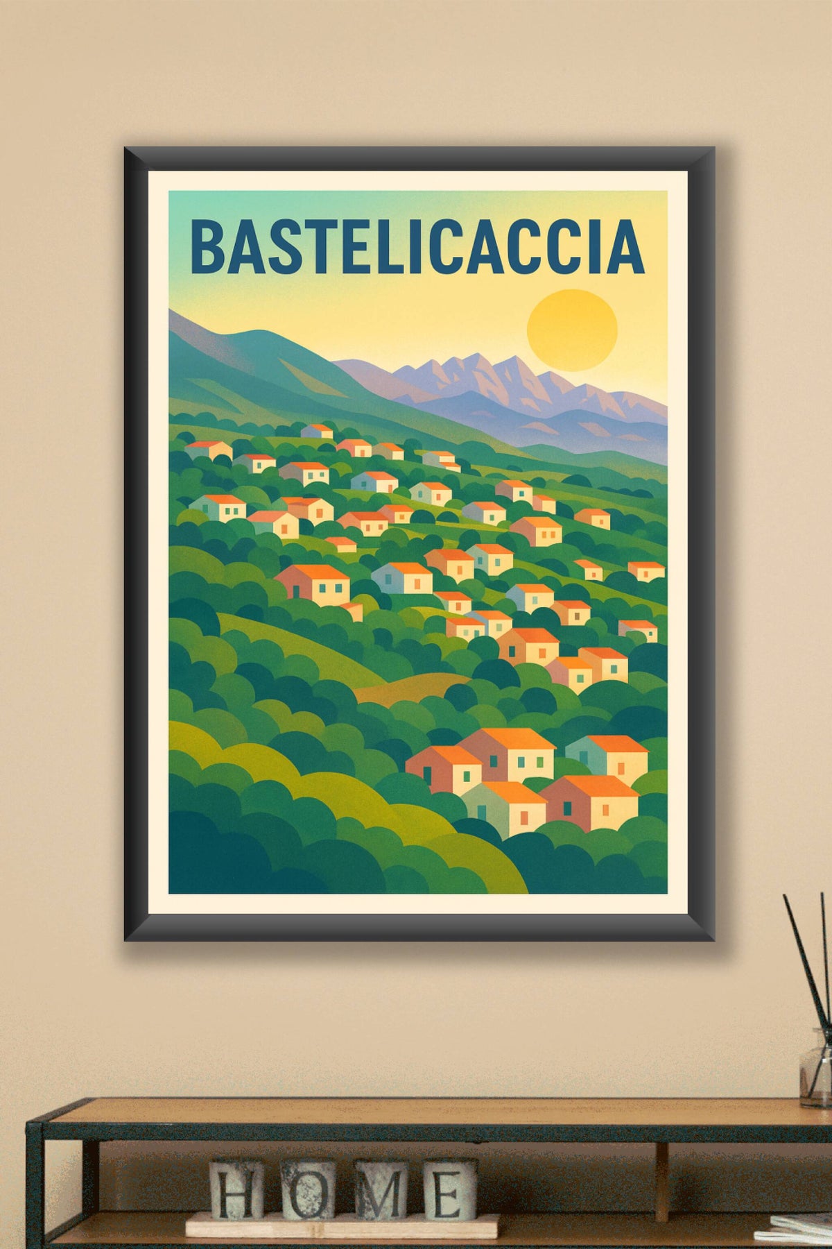 Affiche de Bastelicaccia - Charme et Sérénité en Corse
