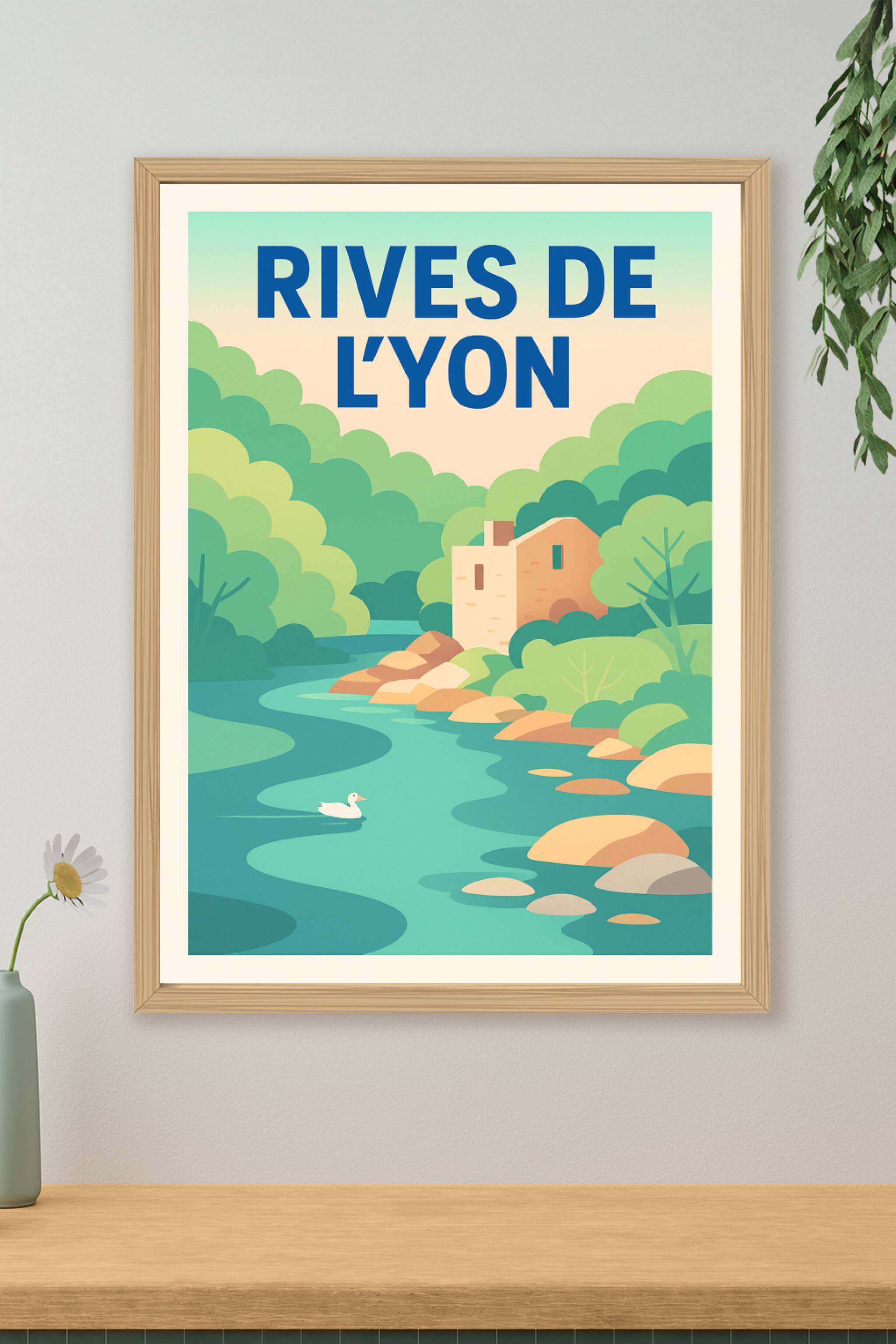 Affiche de Rives de l'Yon - Sérénité au bord de l'eau