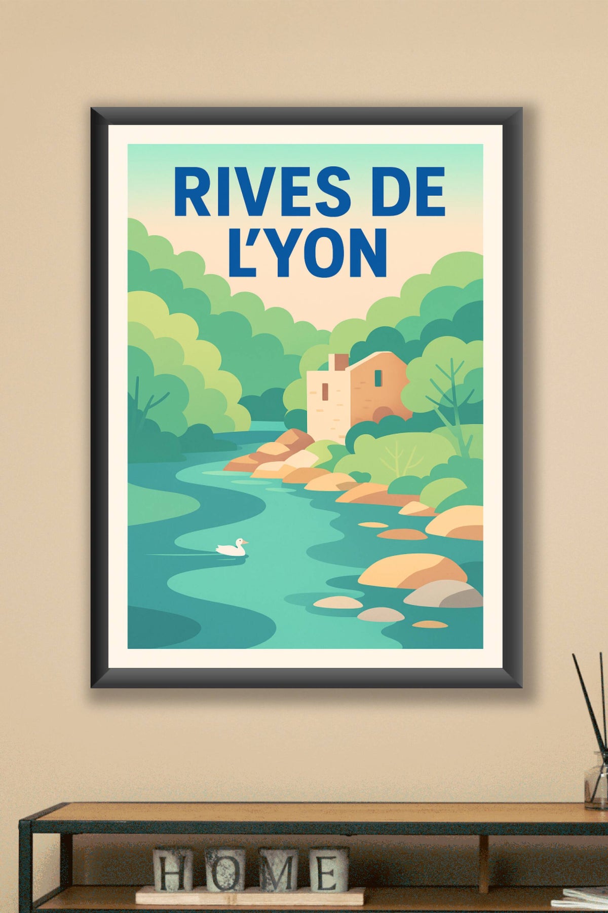 Affiche de Rives de l'Yon - Sérénité au bord de l'eau