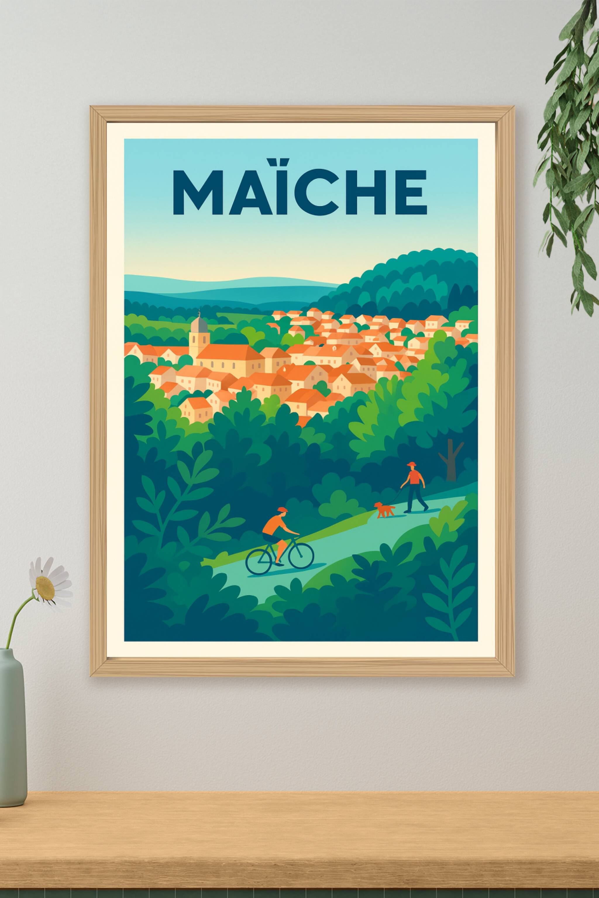 Affiche de Maîche - Échappée nature au cœur du Doubs