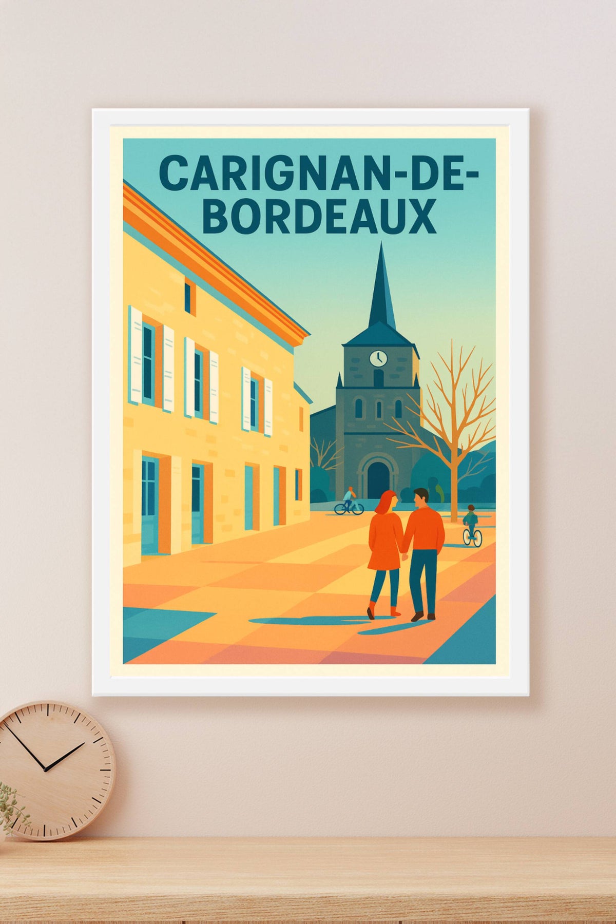Affiche de Carignan-de-Bordeaux - Promenade sous le charme historique