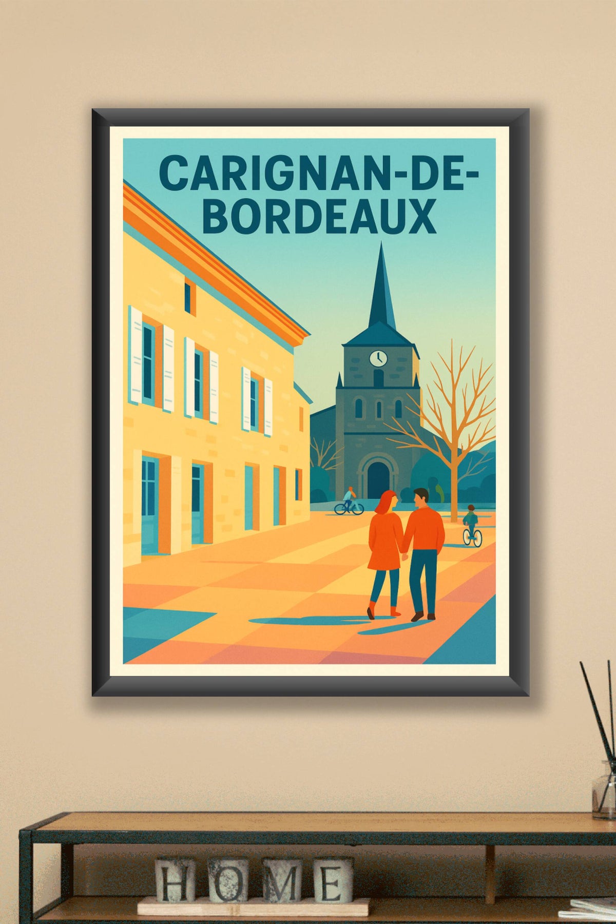 Affiche de Carignan-de-Bordeaux - Promenade sous le charme historique