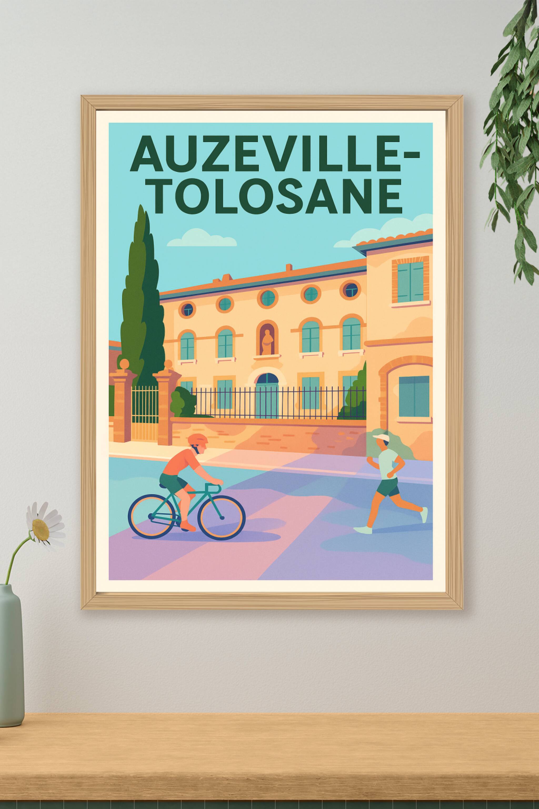 Affiche de Auzeville-Tolosane - Ambiance sportive et douceur de vivre