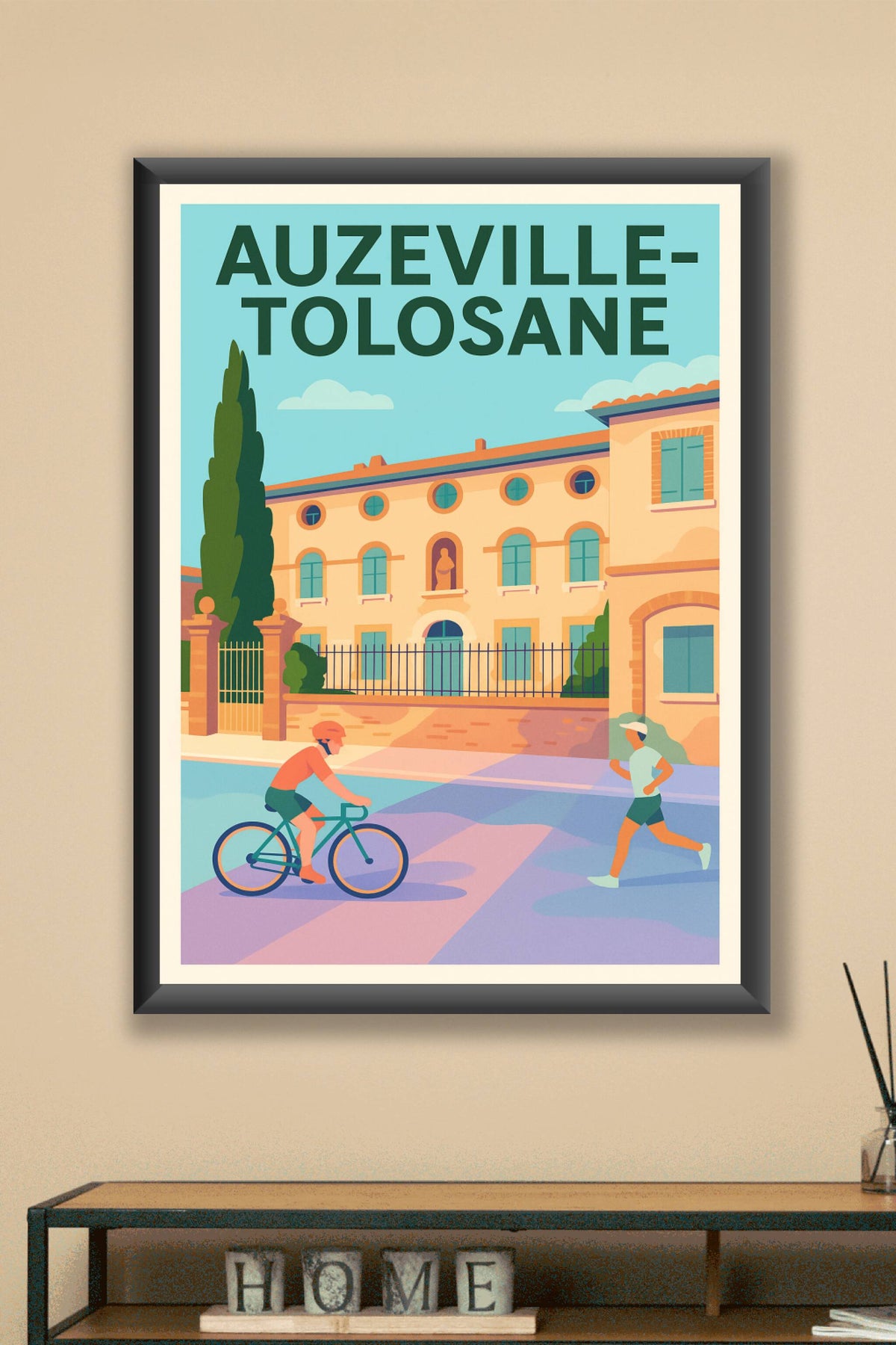 Affiche de Auzeville-Tolosane - Ambiance sportive et douceur de vivre