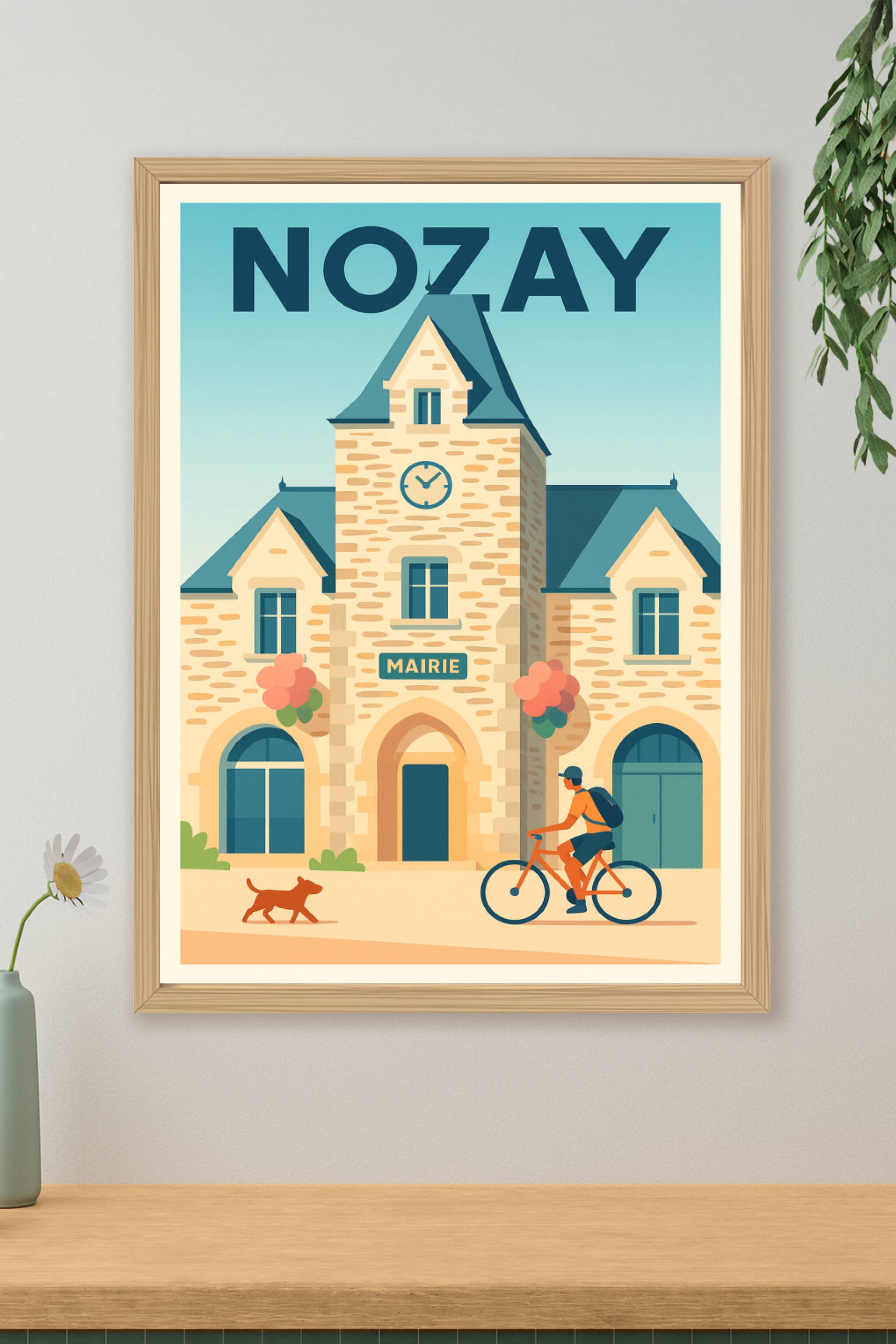 Affiche de Nozay - Charme et calme au cœur de la mairie