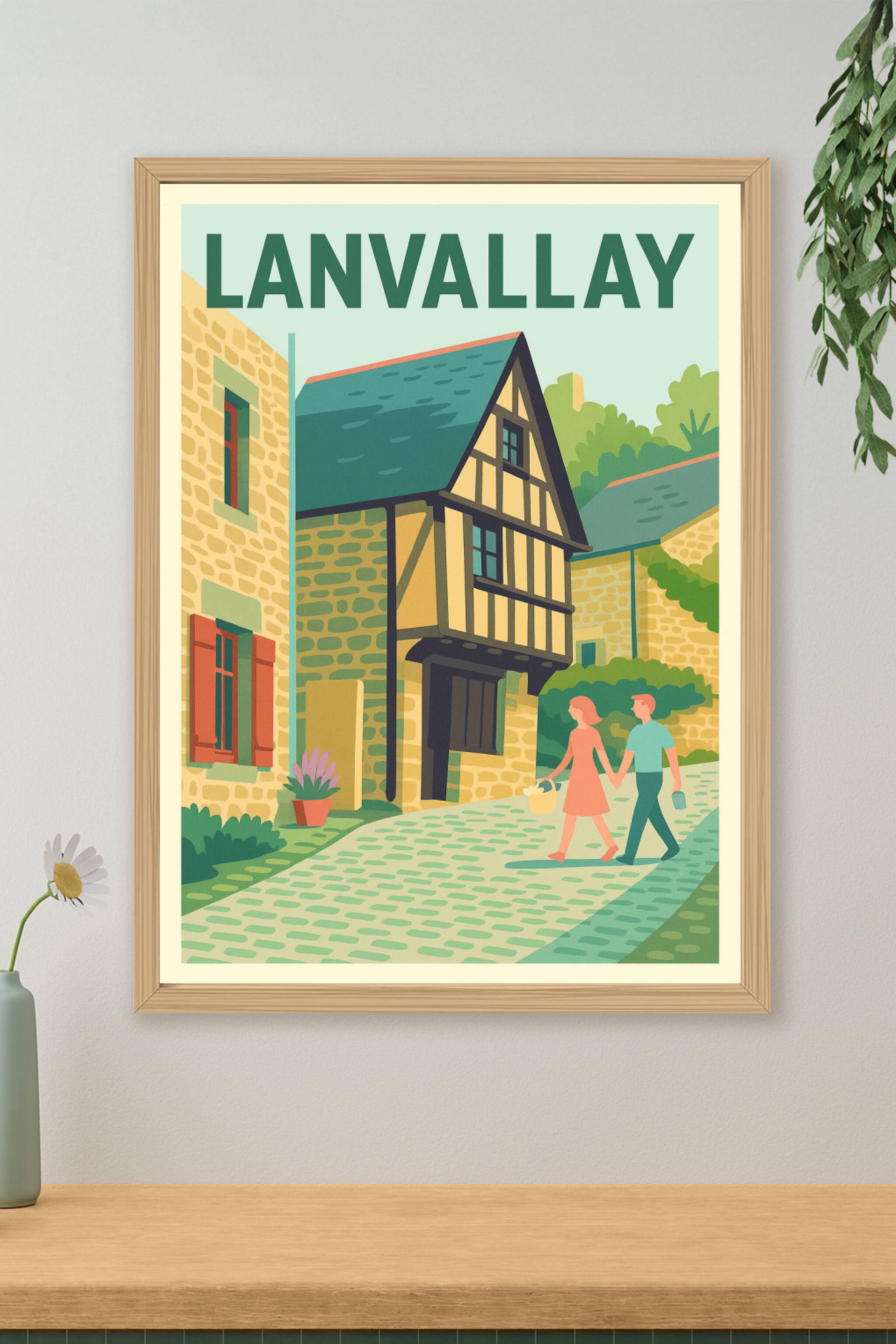 Affiche de Lanvallay - Charme authentique en bord de Rance