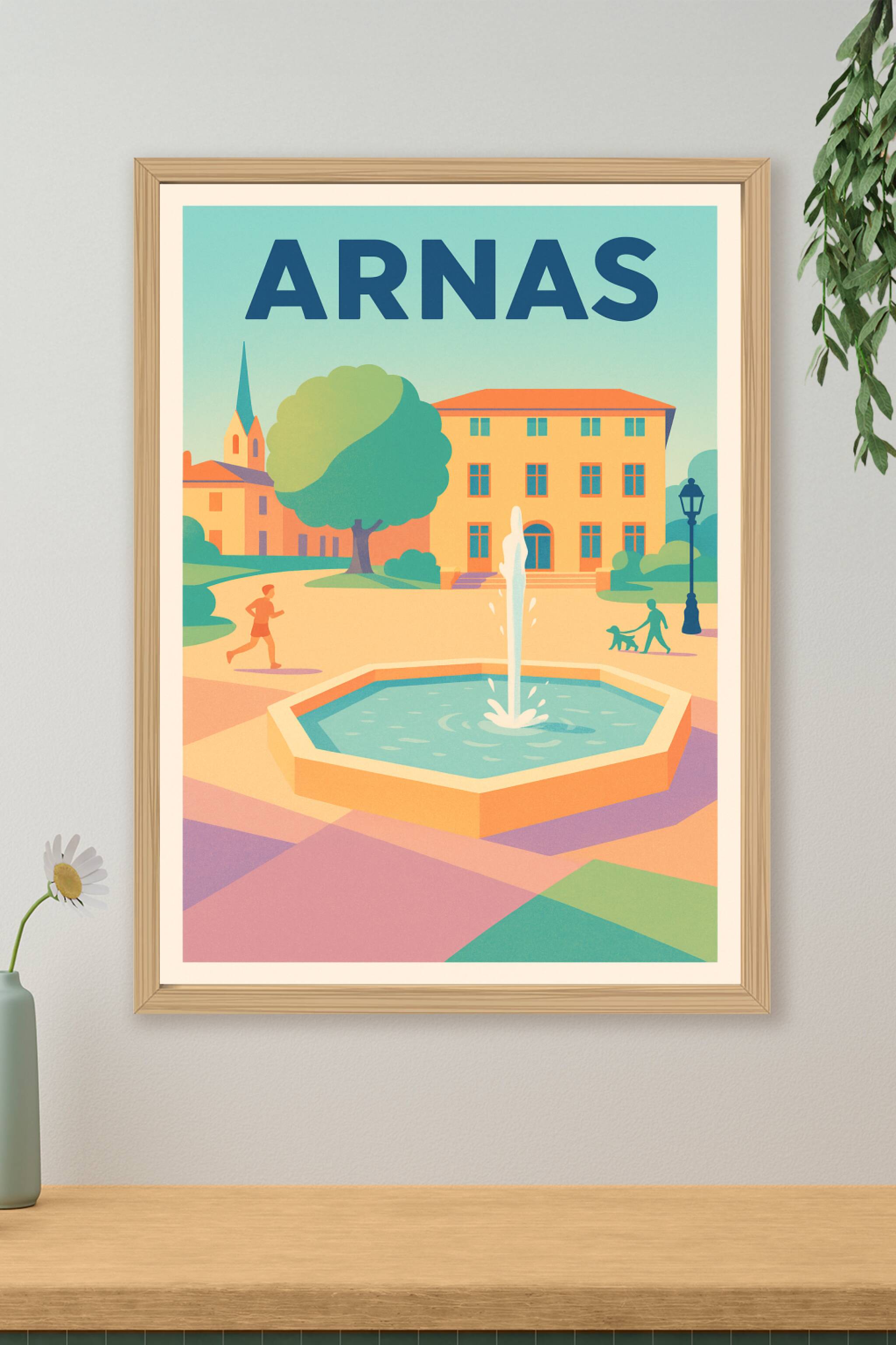 Affiche de Arnas - Charme et sérénité au cœur de la ville