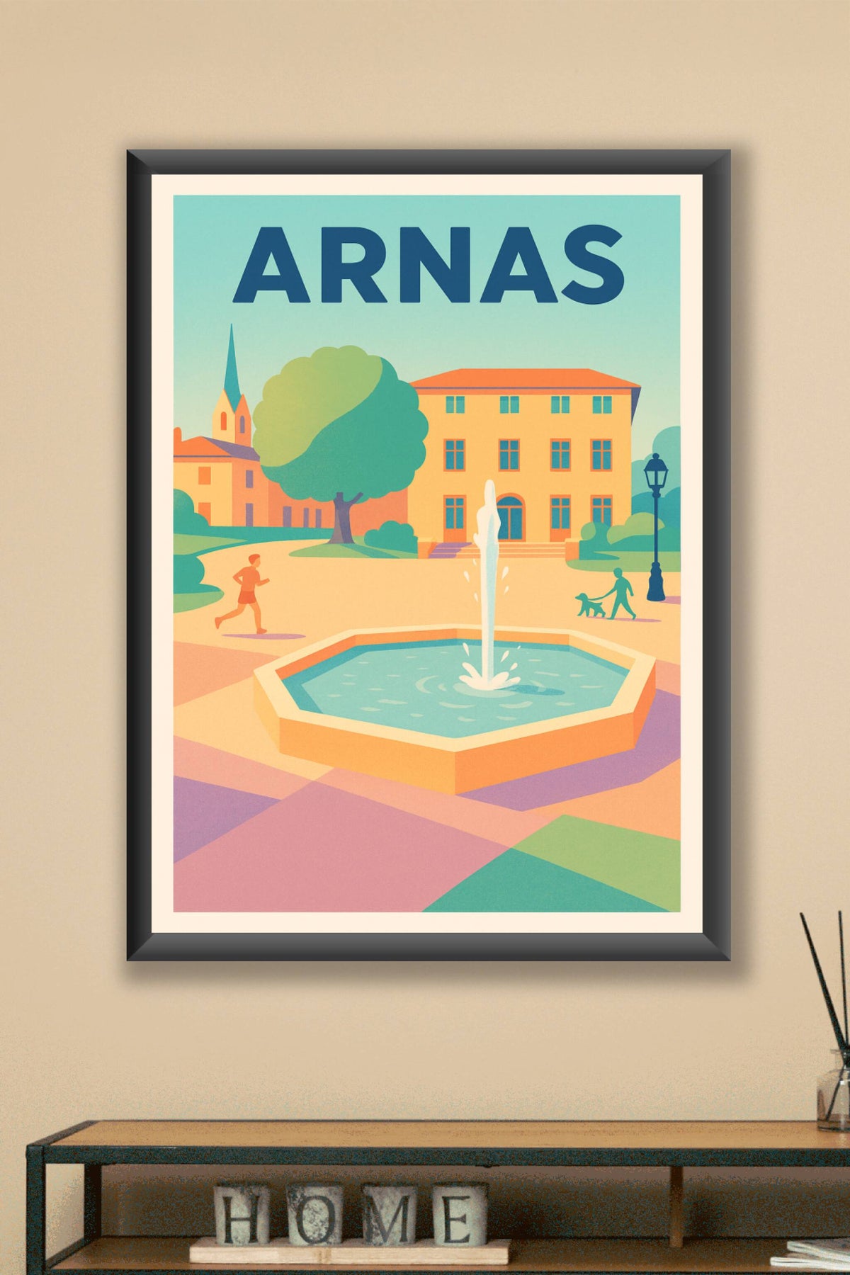 Affiche de Arnas - Charme et sérénité au cœur de la ville