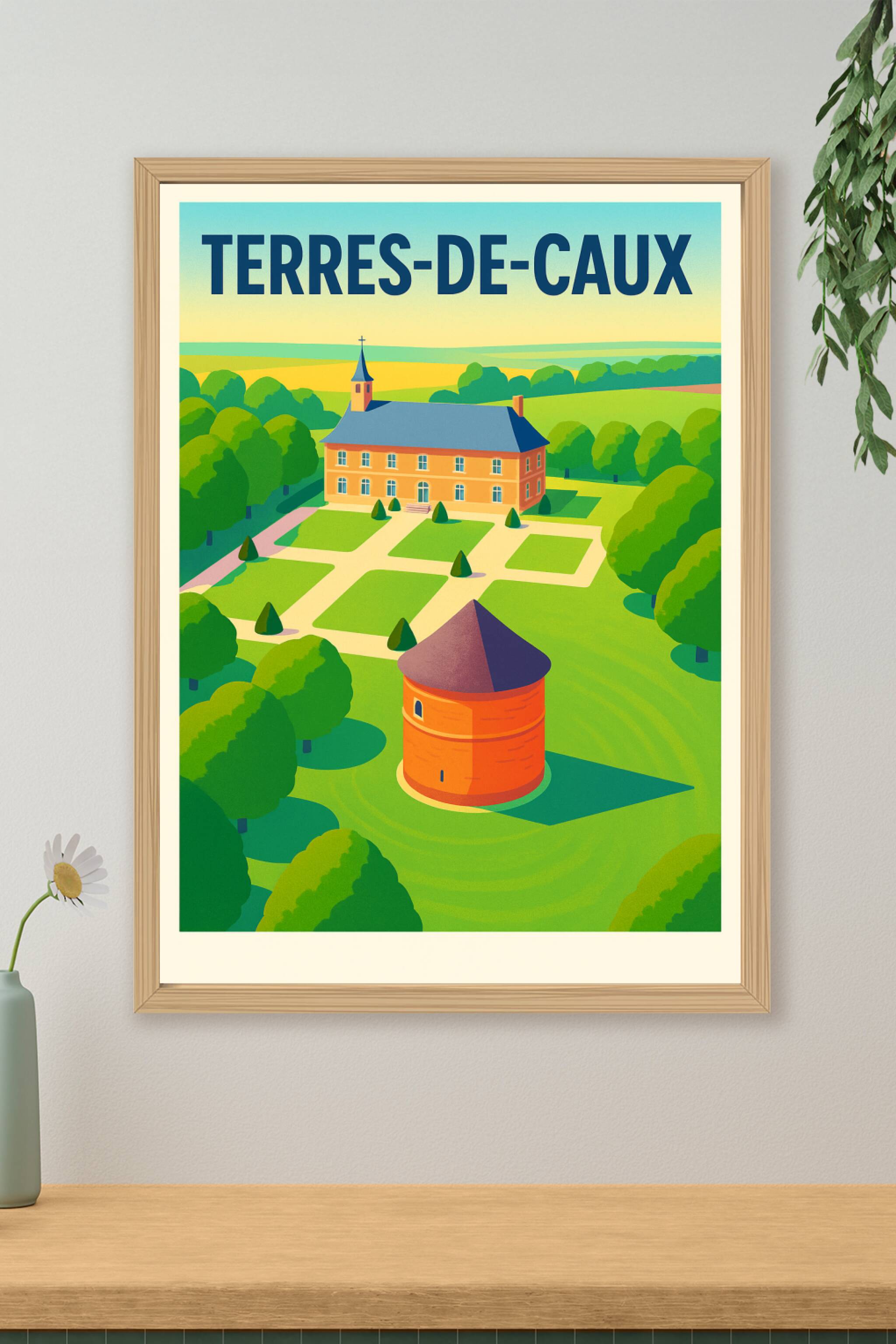 Affiche de Terres-de-Caux - Charme bucolique et patrimoine préservé