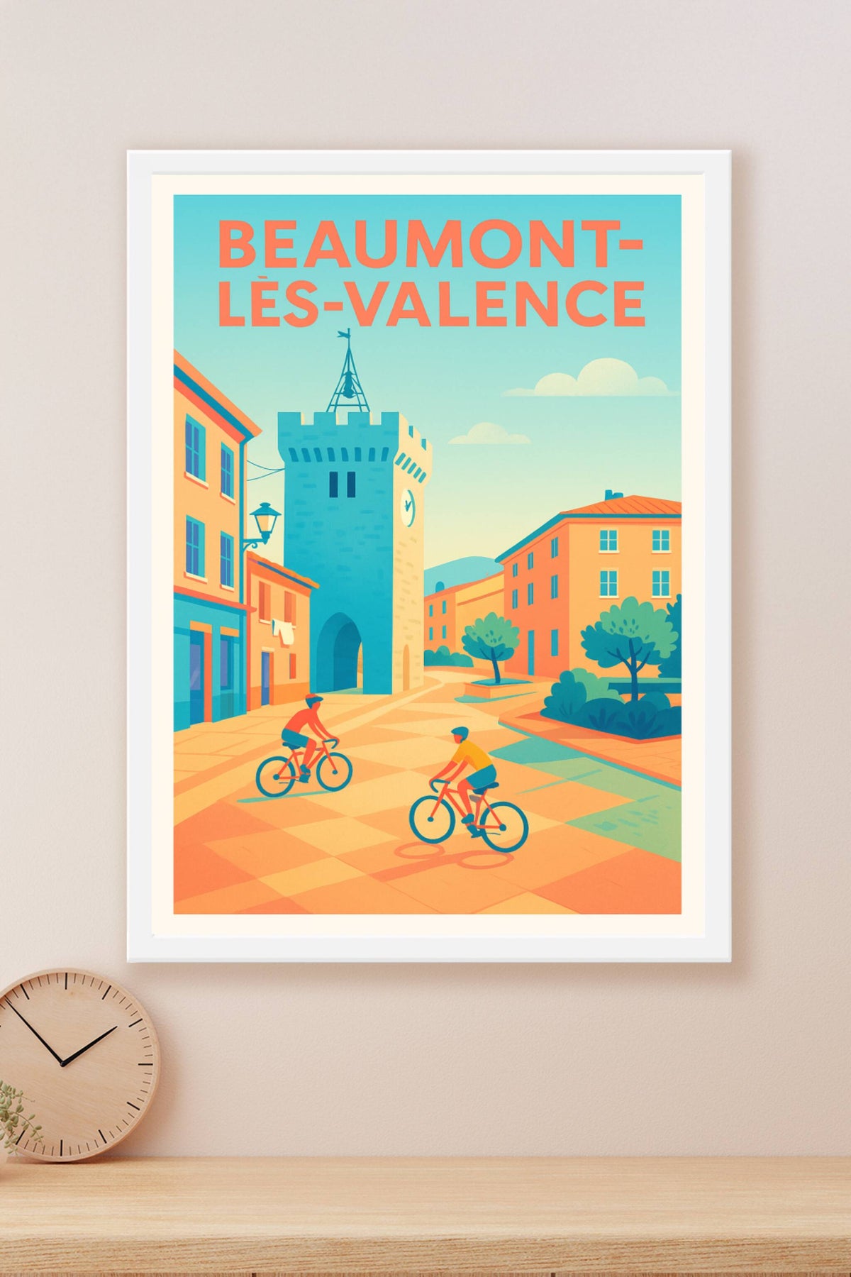 Affiche de Beaumont-lès-Valence - Une balade ensoleillée au cœur de la ville