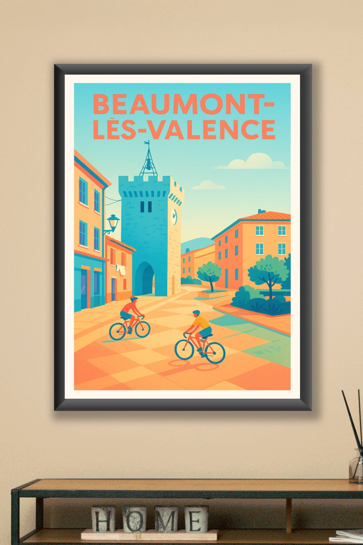 Affiche de Beaumont-lès-Valence - Une balade ensoleillée au cœur de la ville