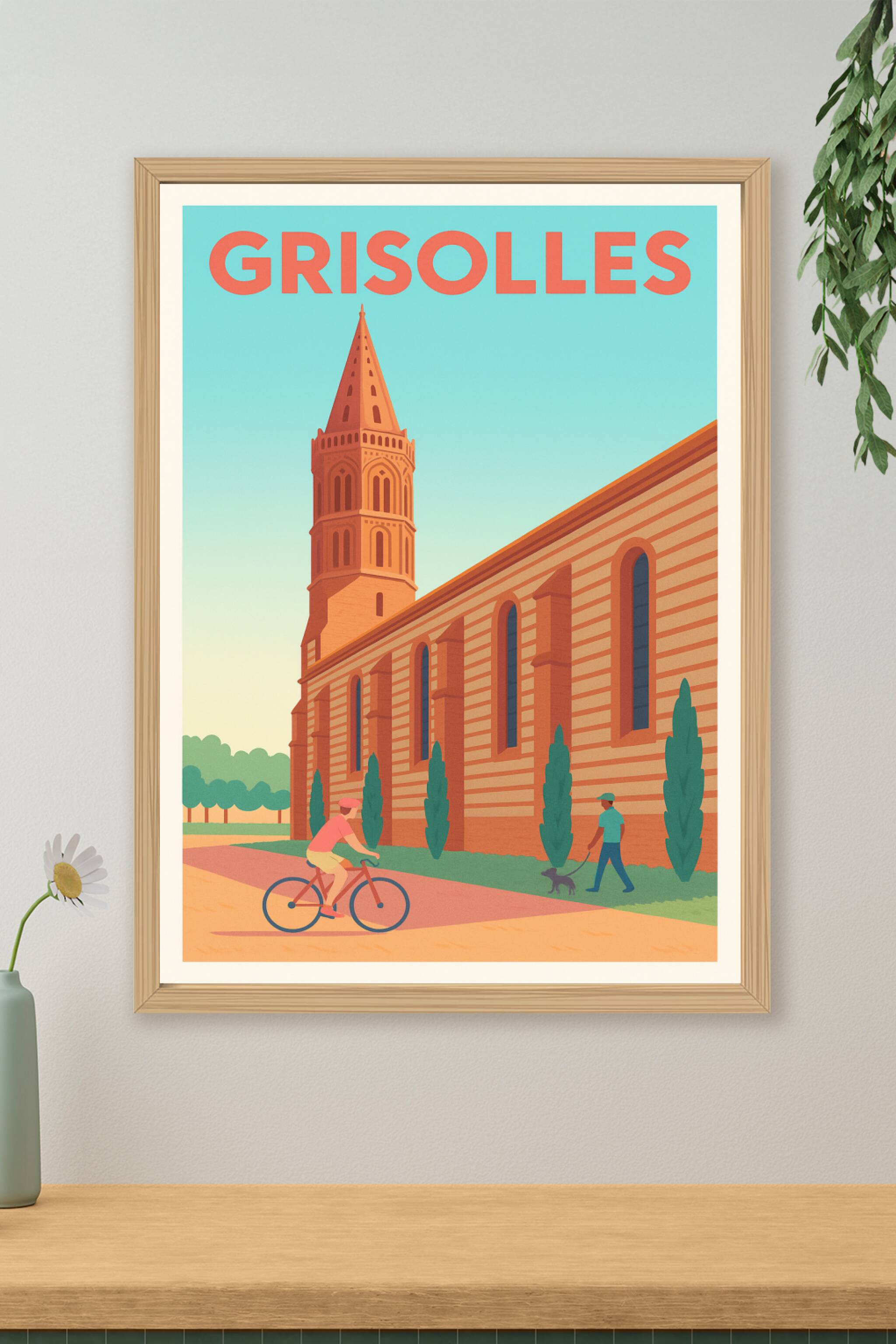 Affiche de Grisolles - Charme et sérénité au cœur de la ville