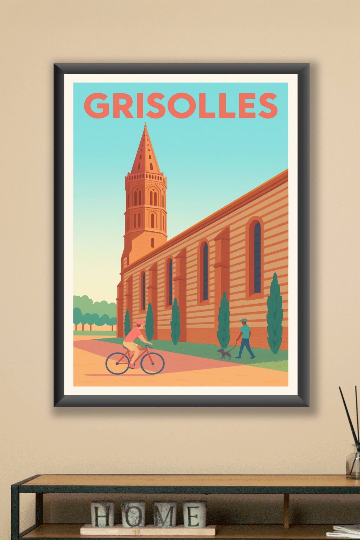 Affiche de Grisolles - Charme et sérénité au cœur de la ville