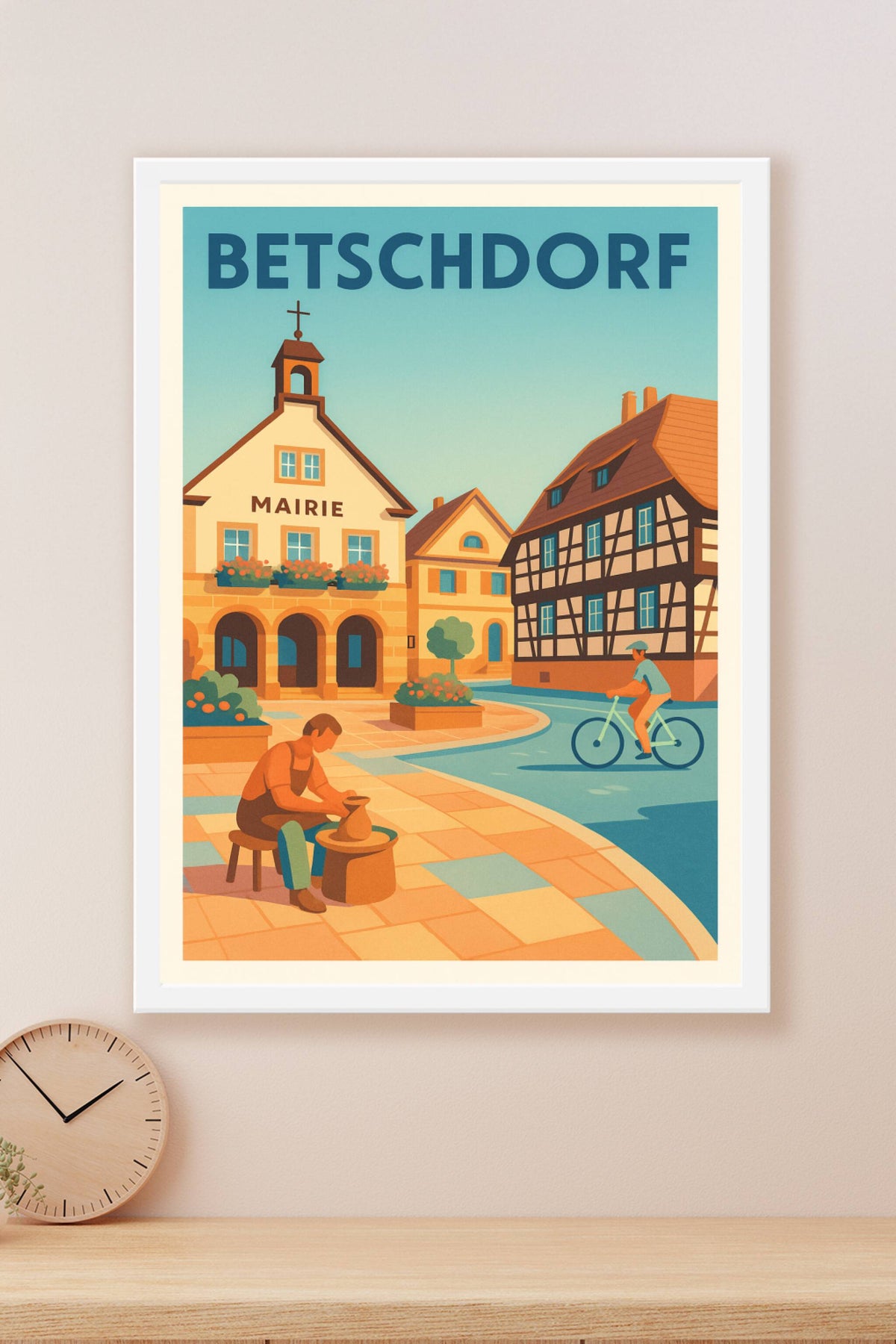 Affiche de Betschdorf - L'art de la poterie au cœur du village
