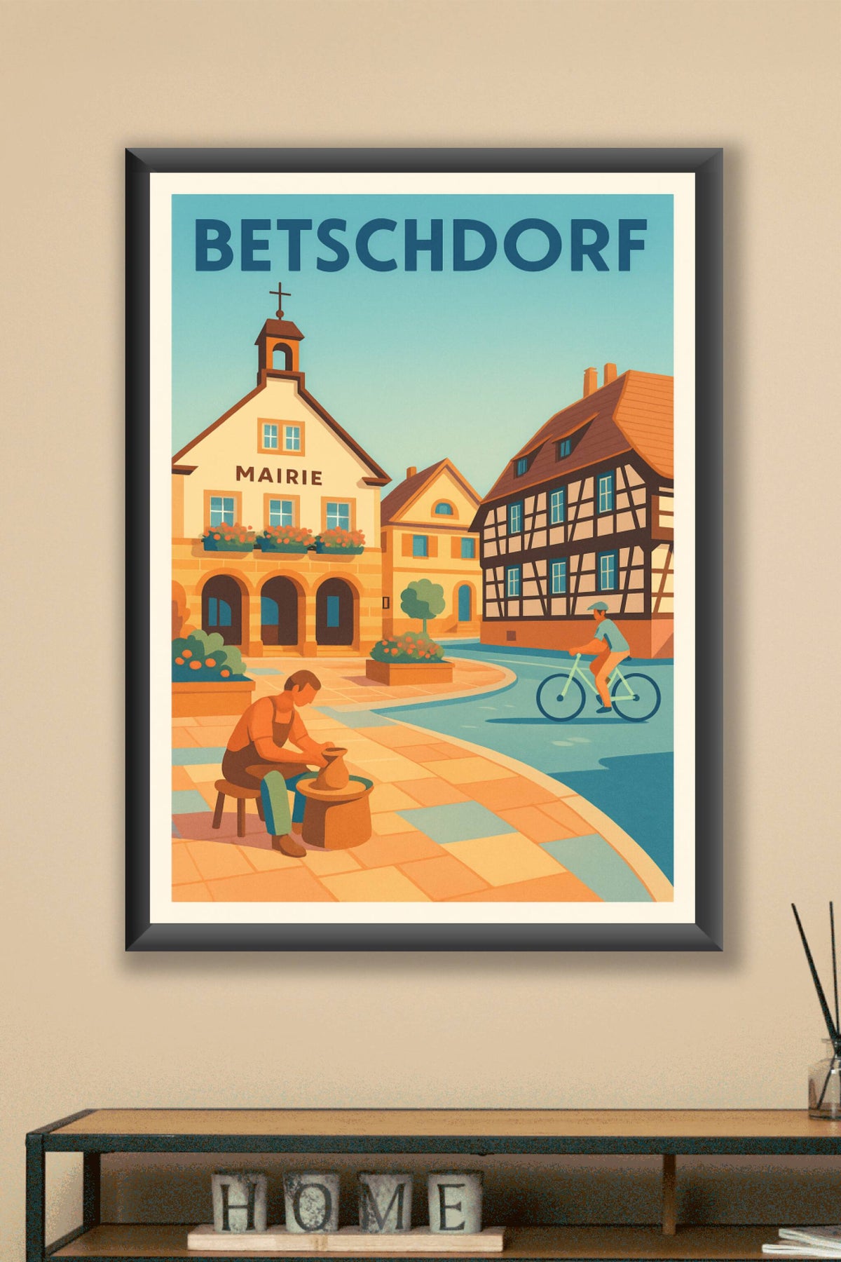 Affiche de Betschdorf - L'art de la poterie au cœur du village