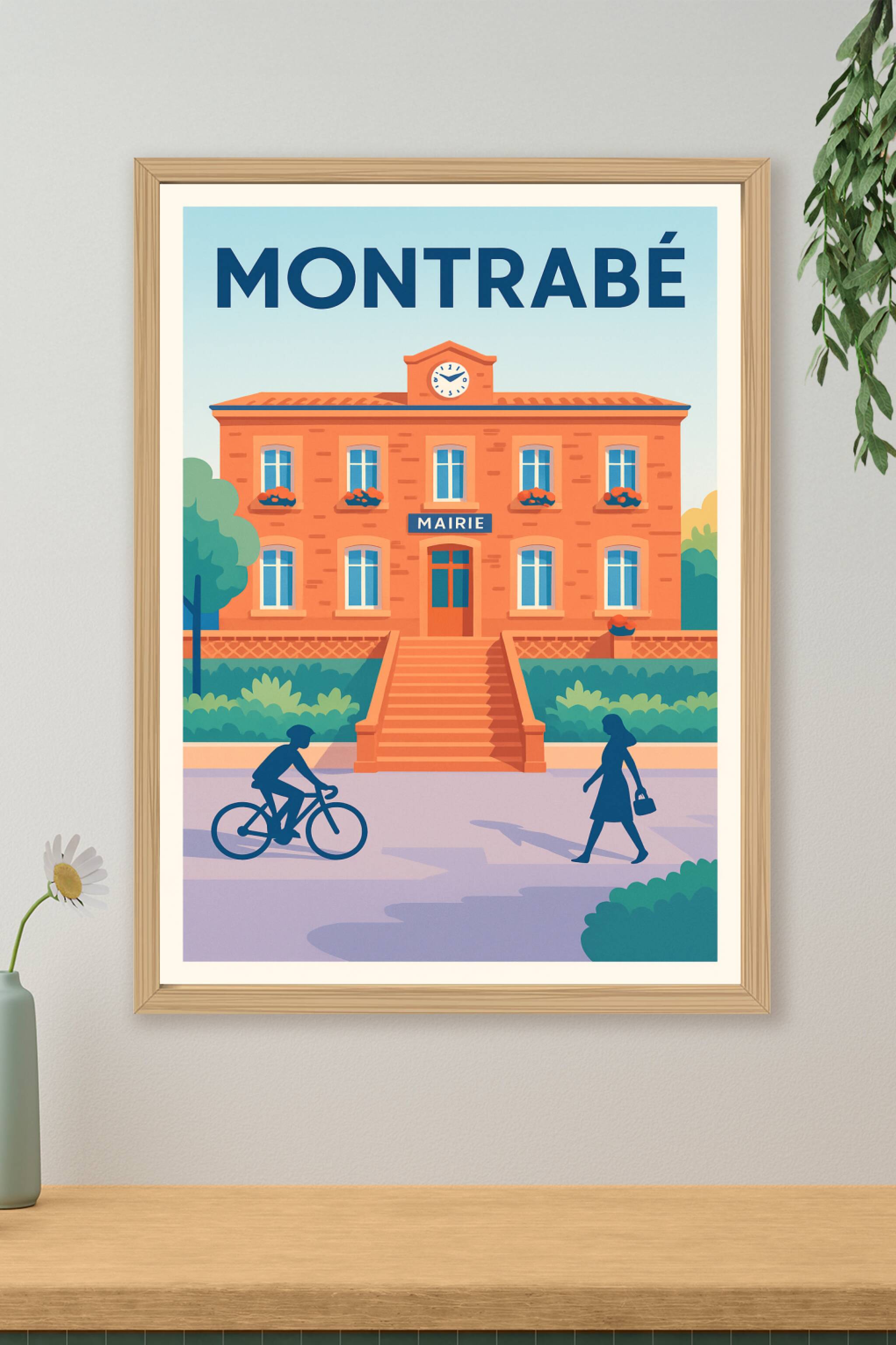 Affiche de Montrabé - Charme et sérénité au cœur de la mairie