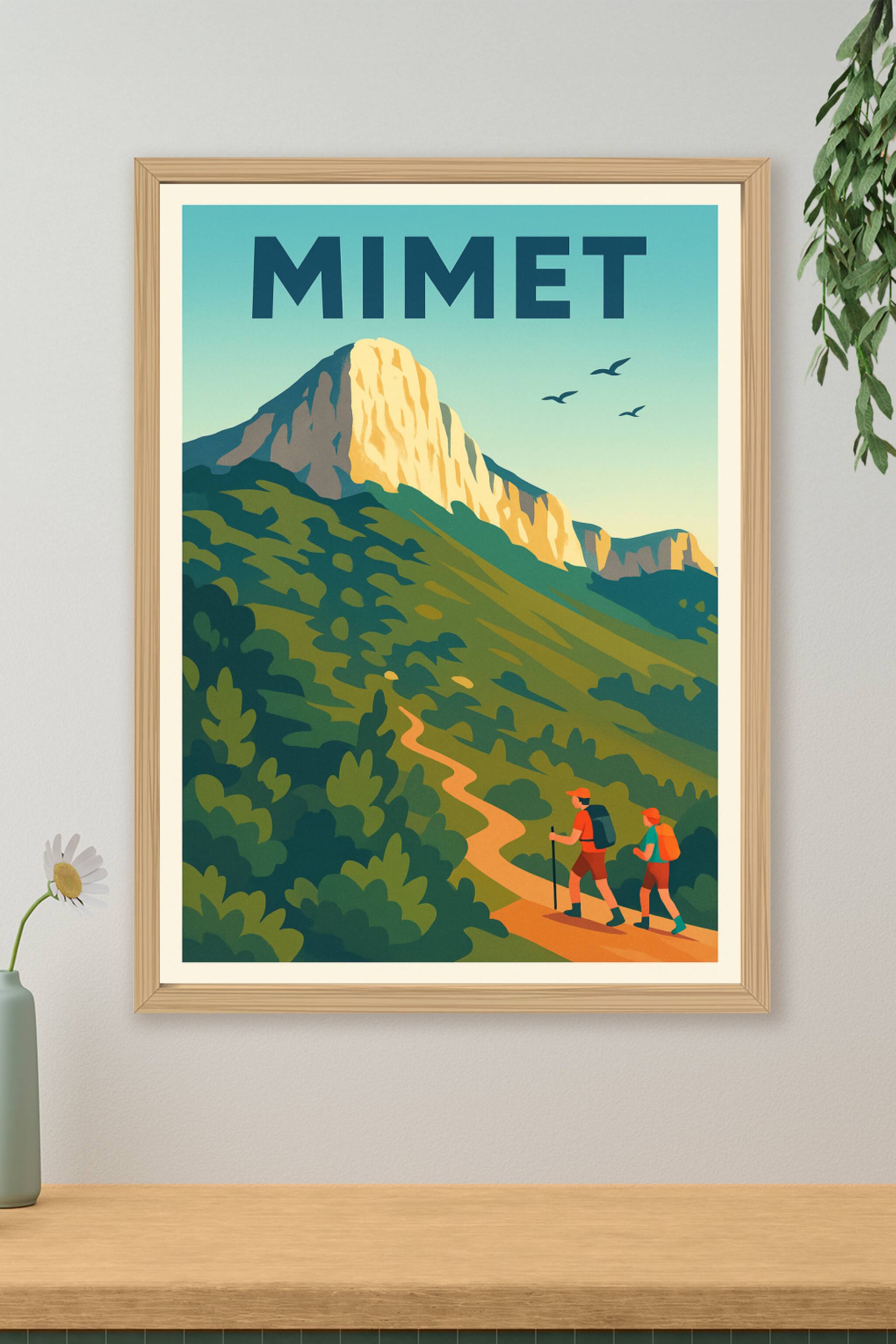 Affiche de Mimet - Escapade nature et randonnée