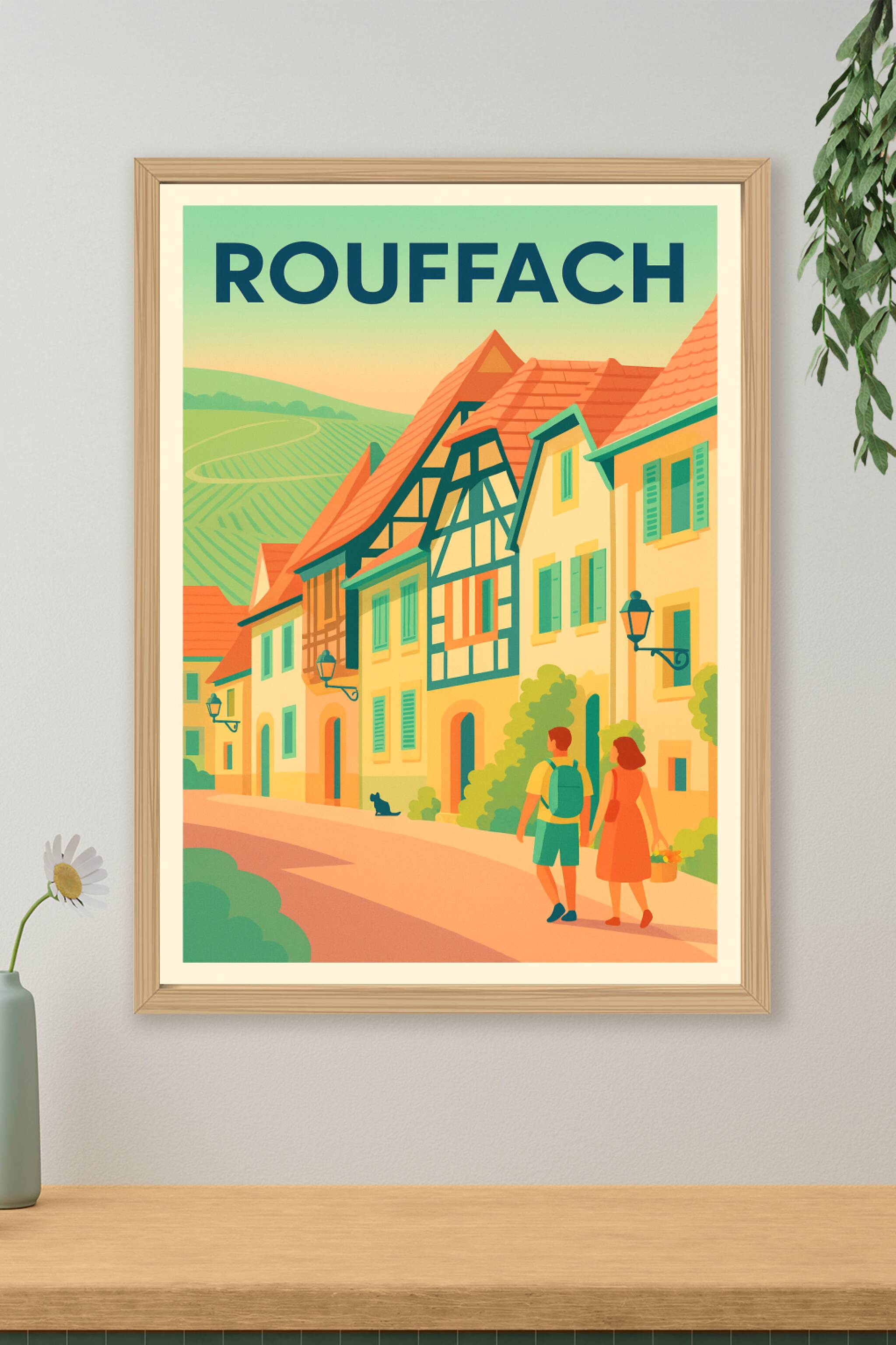 Affiche de Rouffach - Charme et authenticité au cœur de l'Alsace