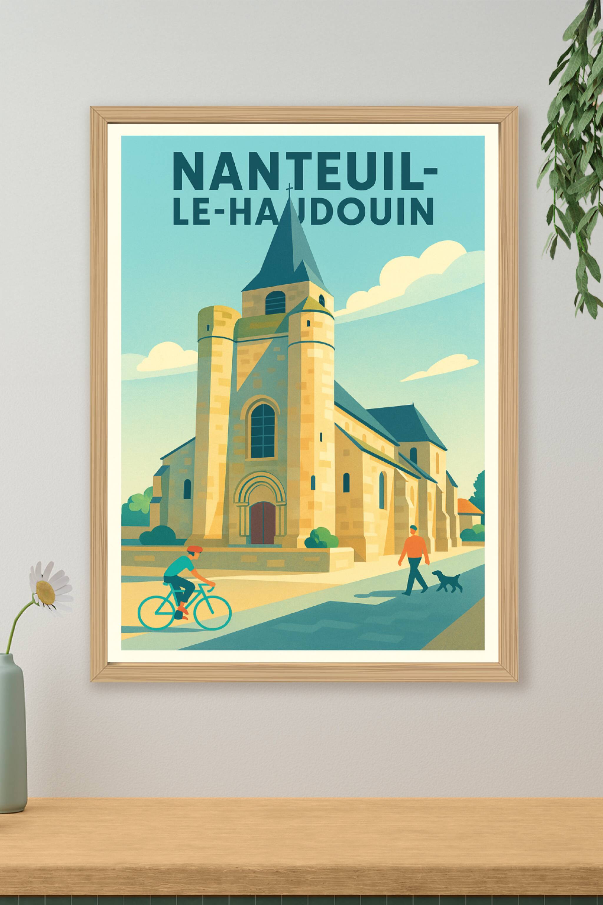 Affiche de Nanteuil-le-Haudouin - charme et patrimoine en lumière
