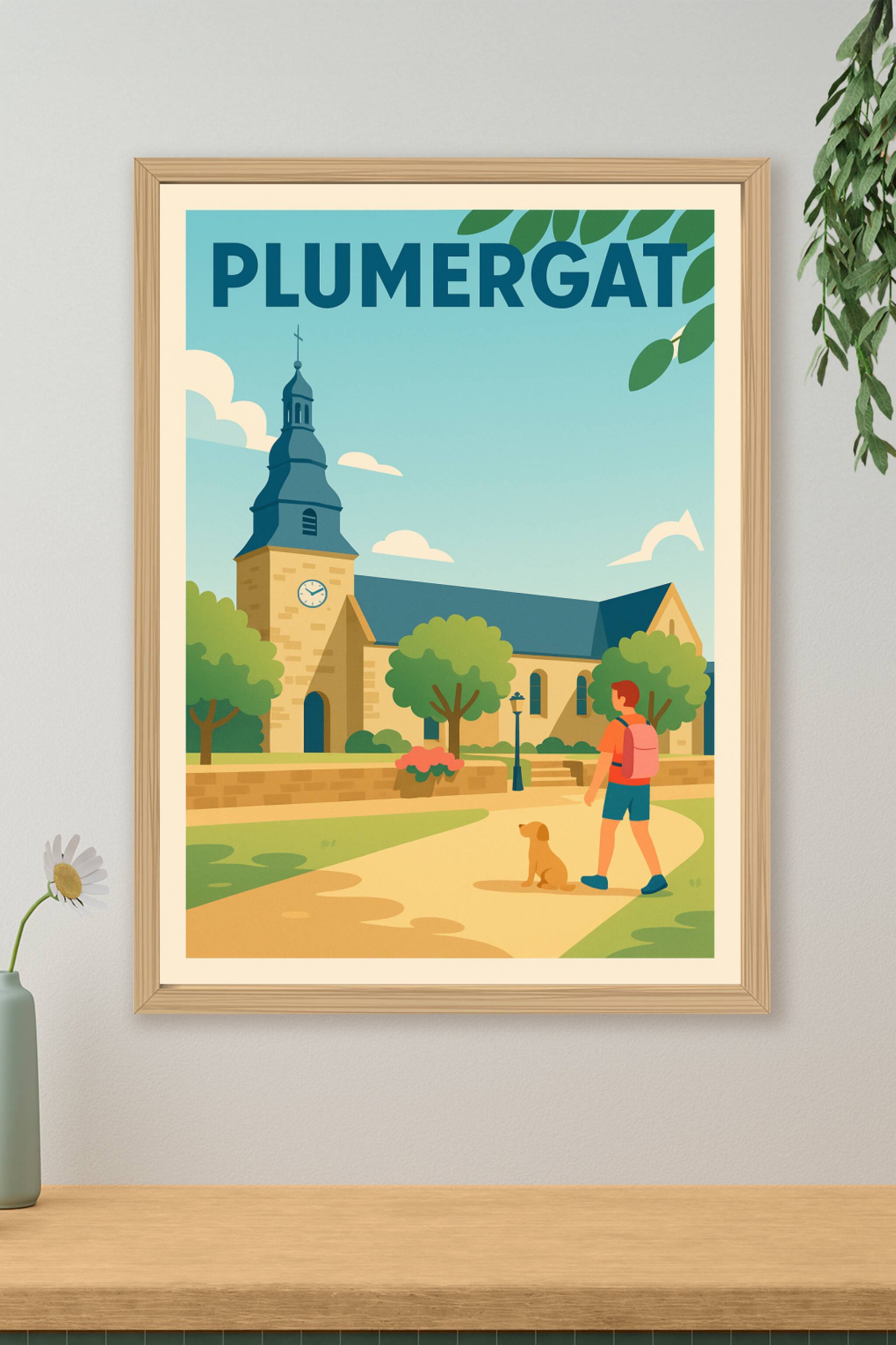 Affiche de Plumergat - Promenade paisible au cœur du village