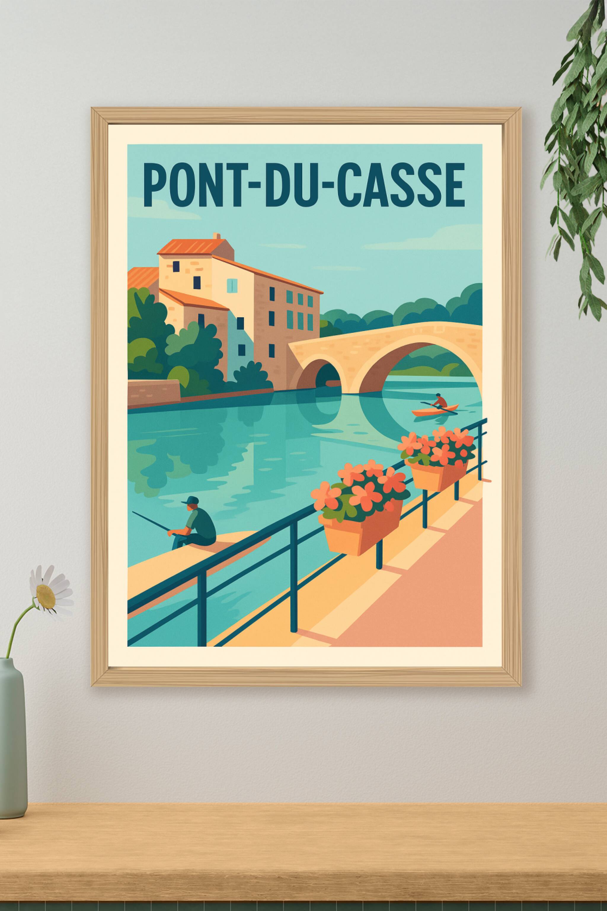 Affiche de Pont-du-Casse - Sérénité au fil de l'eau