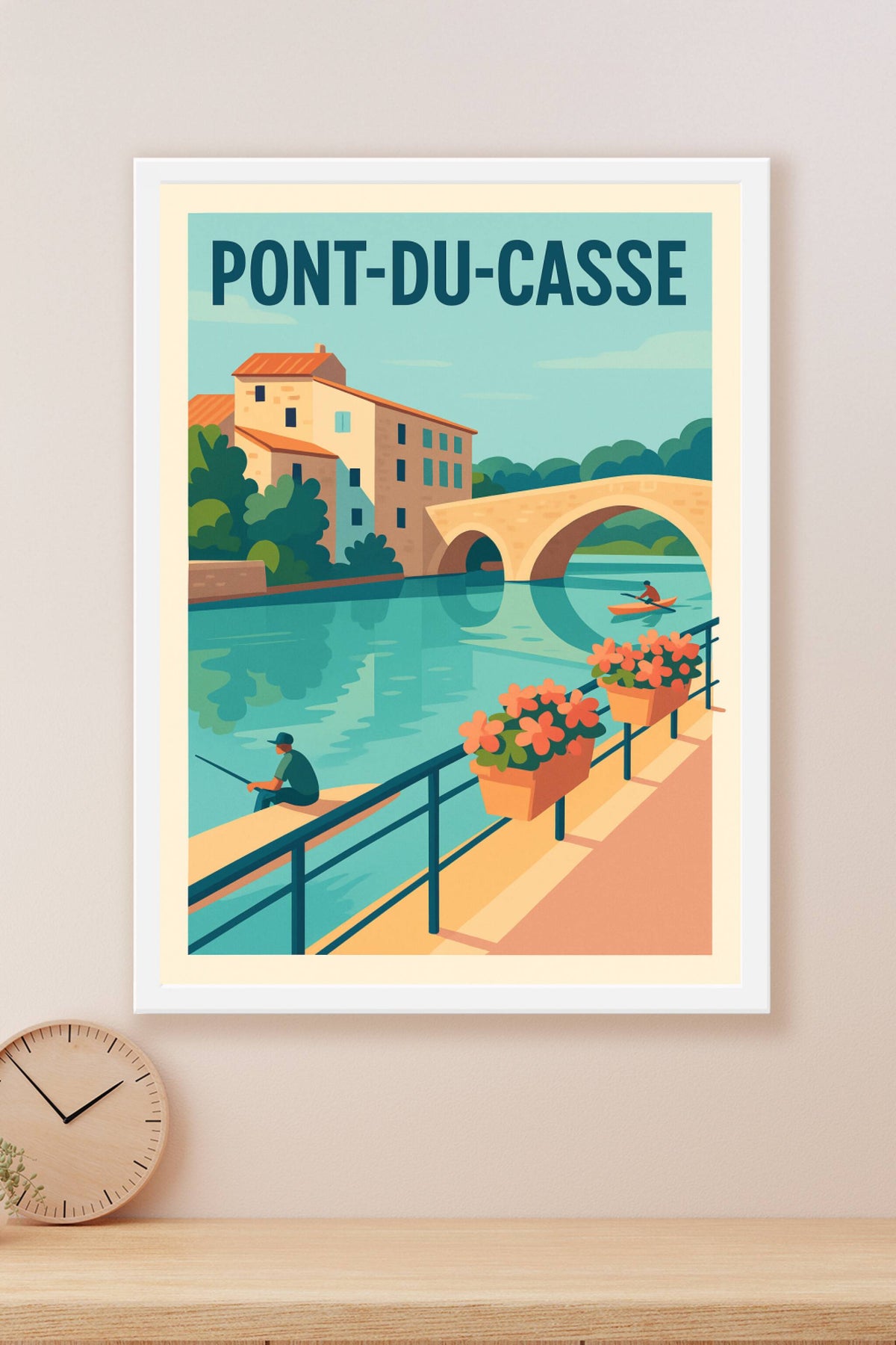 Affiche de Pont-du-Casse - Sérénité au fil de l'eau