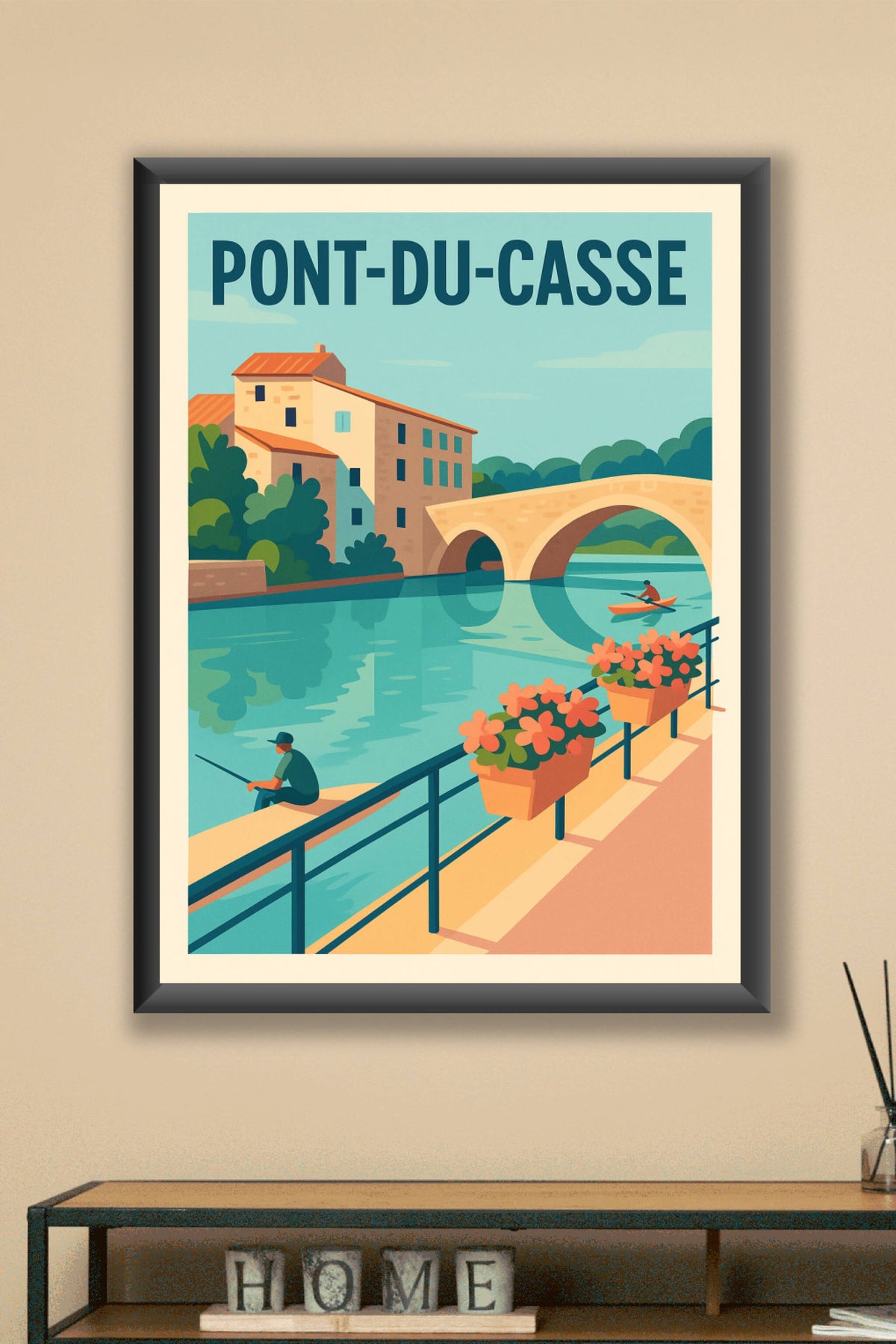 Affiche de Pont-du-Casse - Sérénité au fil de l'eau