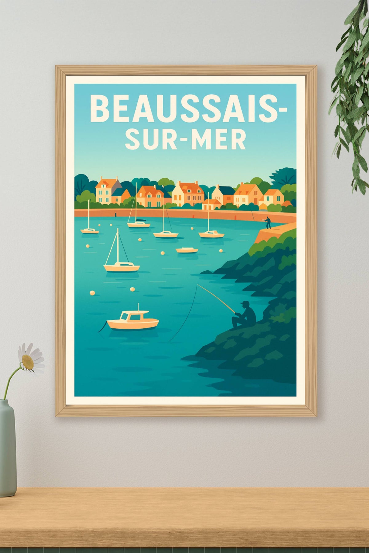 Affiche de Beaussais-sur-Mer - Sérénité au bord de l'eau