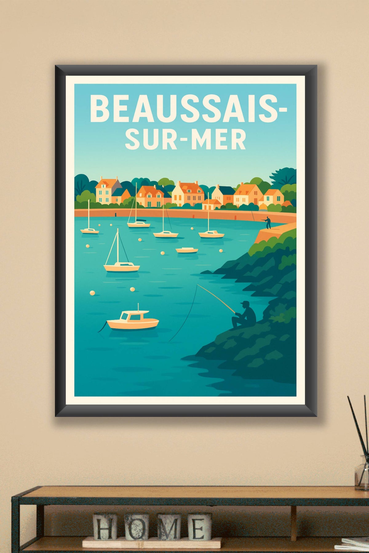 Affiche de Beaussais-sur-Mer - Sérénité au bord de l'eau