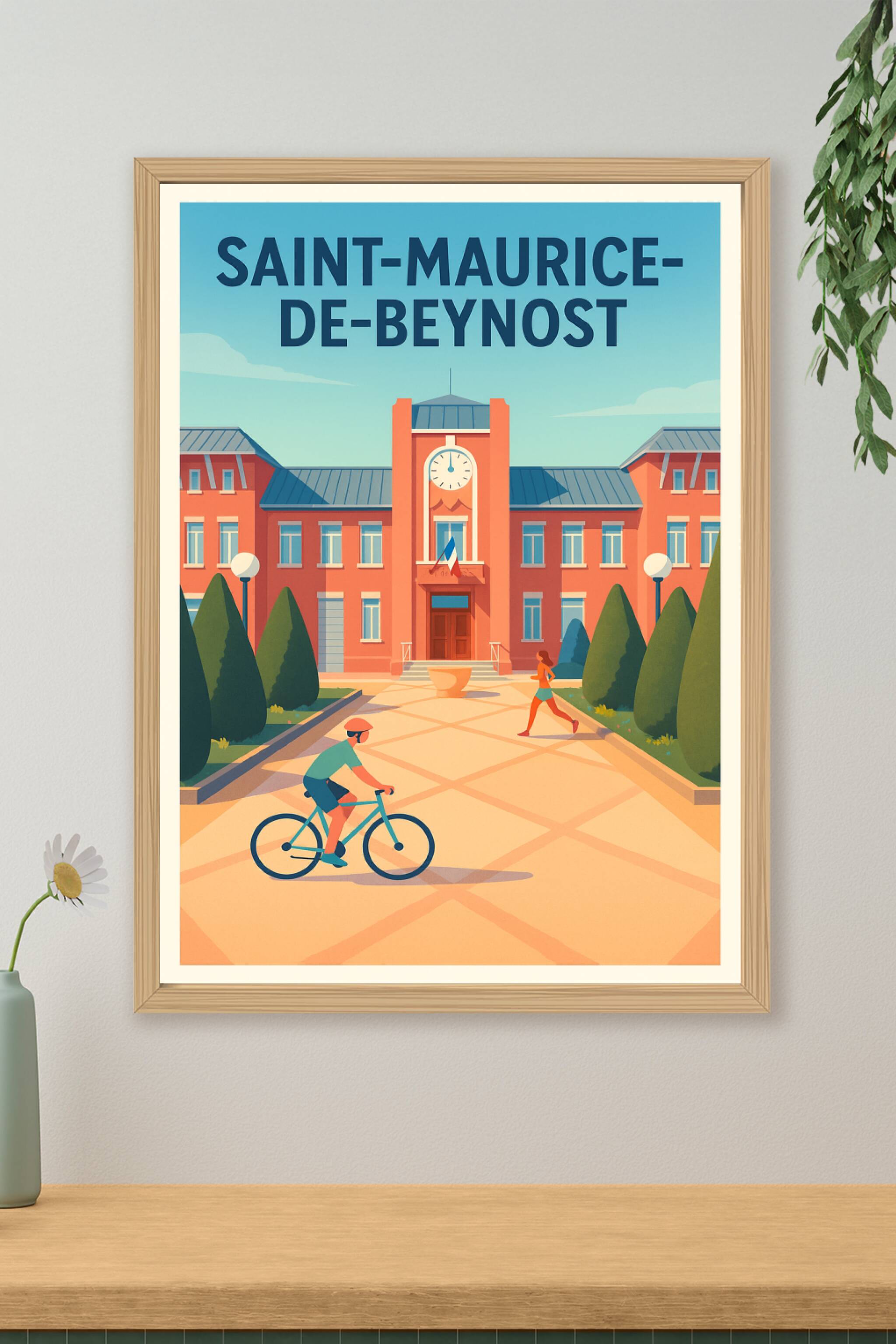 Affiche de Saint-Maurice-de-Beynost - Ambiance sportive et élégante