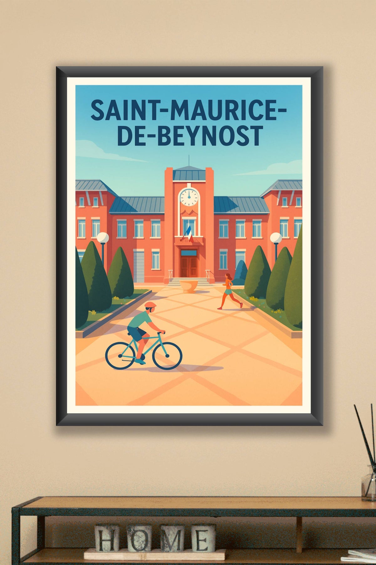 Affiche de Saint-Maurice-de-Beynost - Ambiance sportive et élégante
